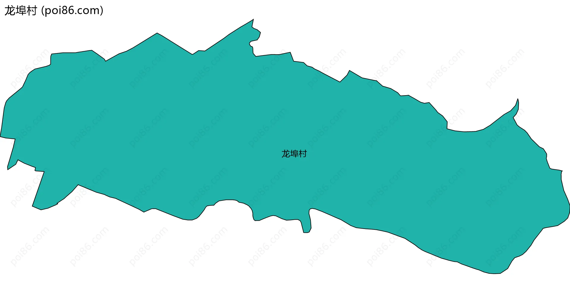 龙埠村边界地图
