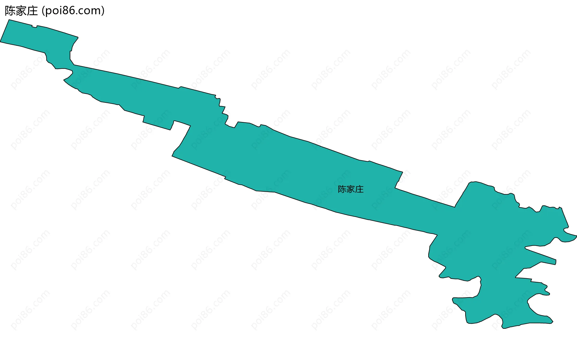 陈家庄边界地图
