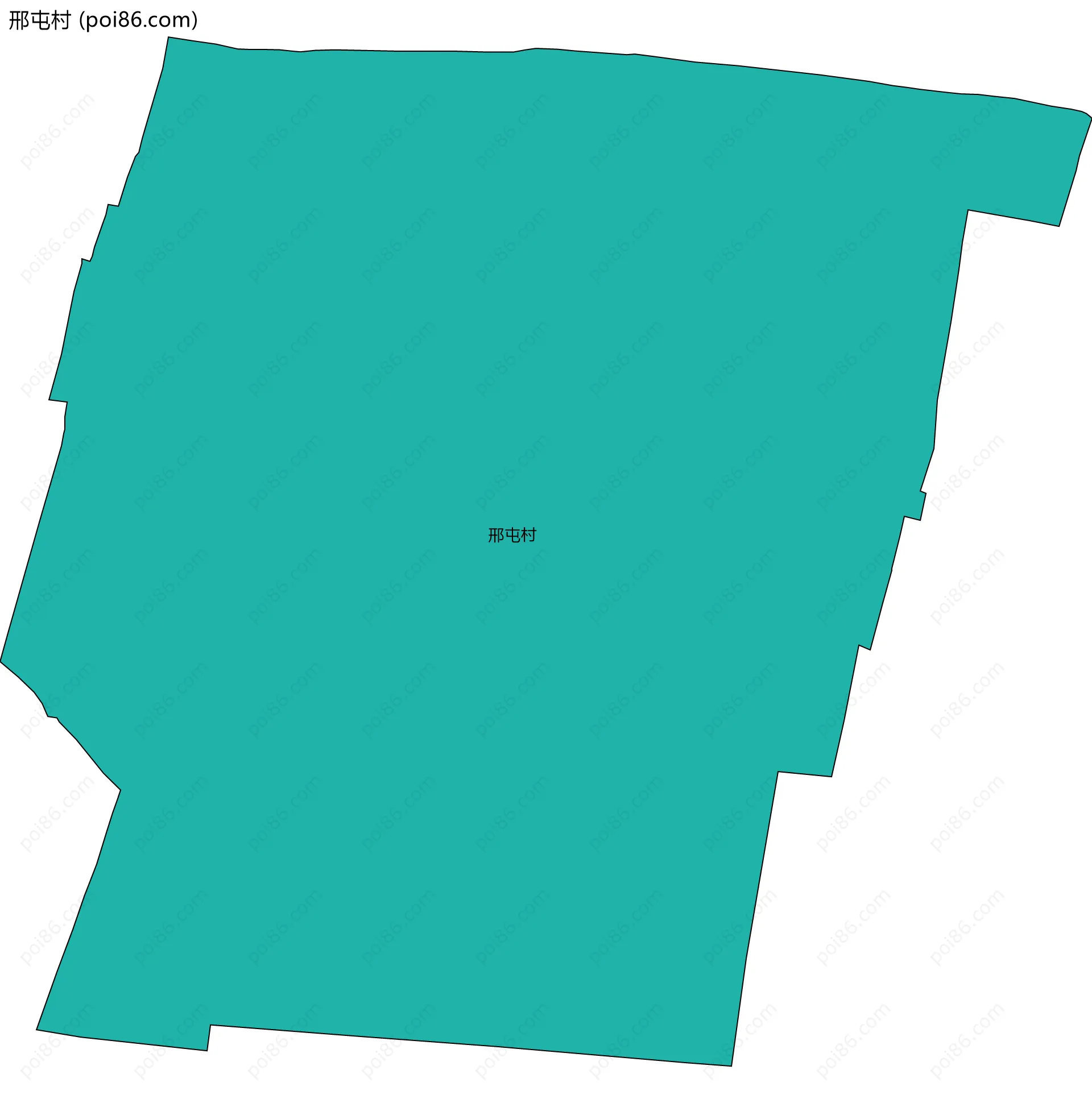 邢屯村边界地图