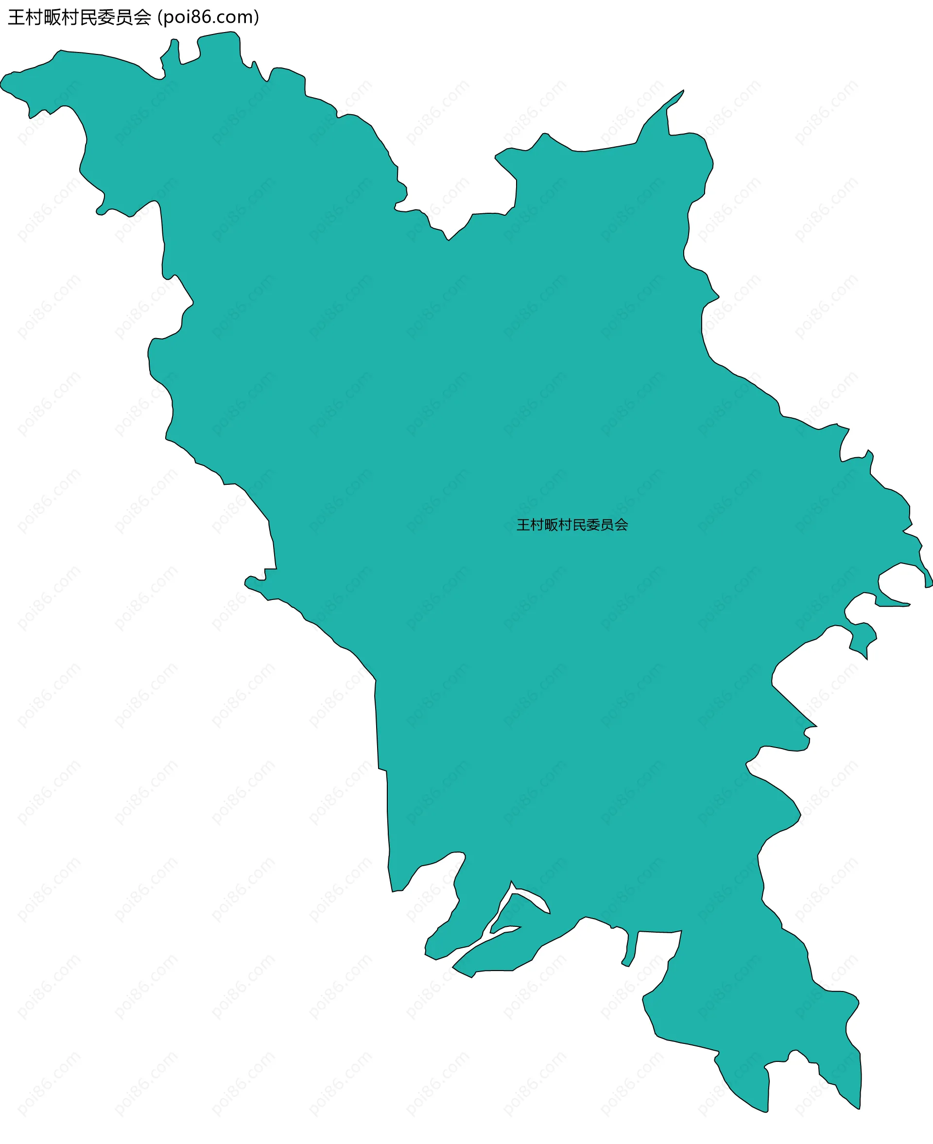 王村畈村民委员会边界地图