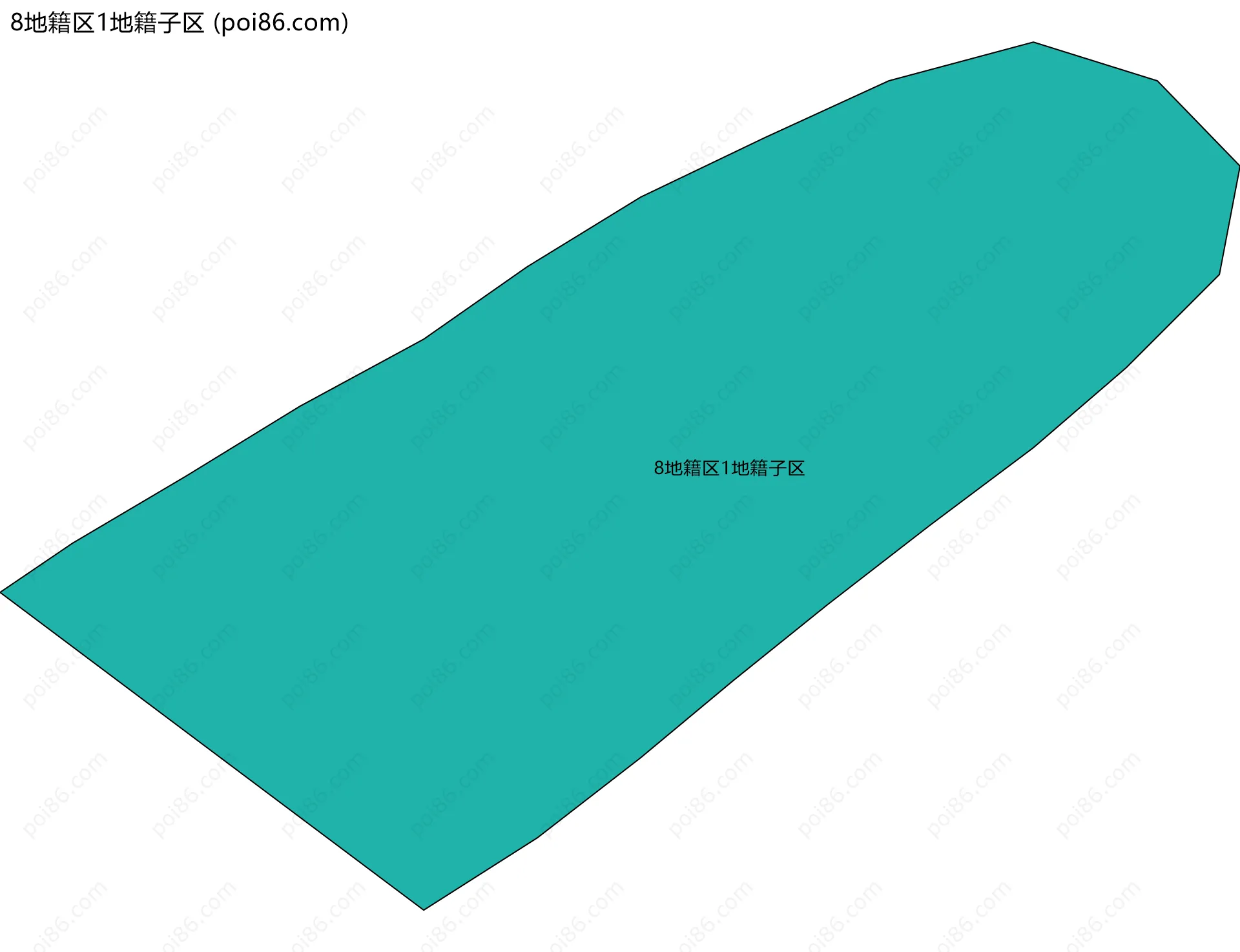 8地籍区1地籍子区边界地图(五级行政区划)
