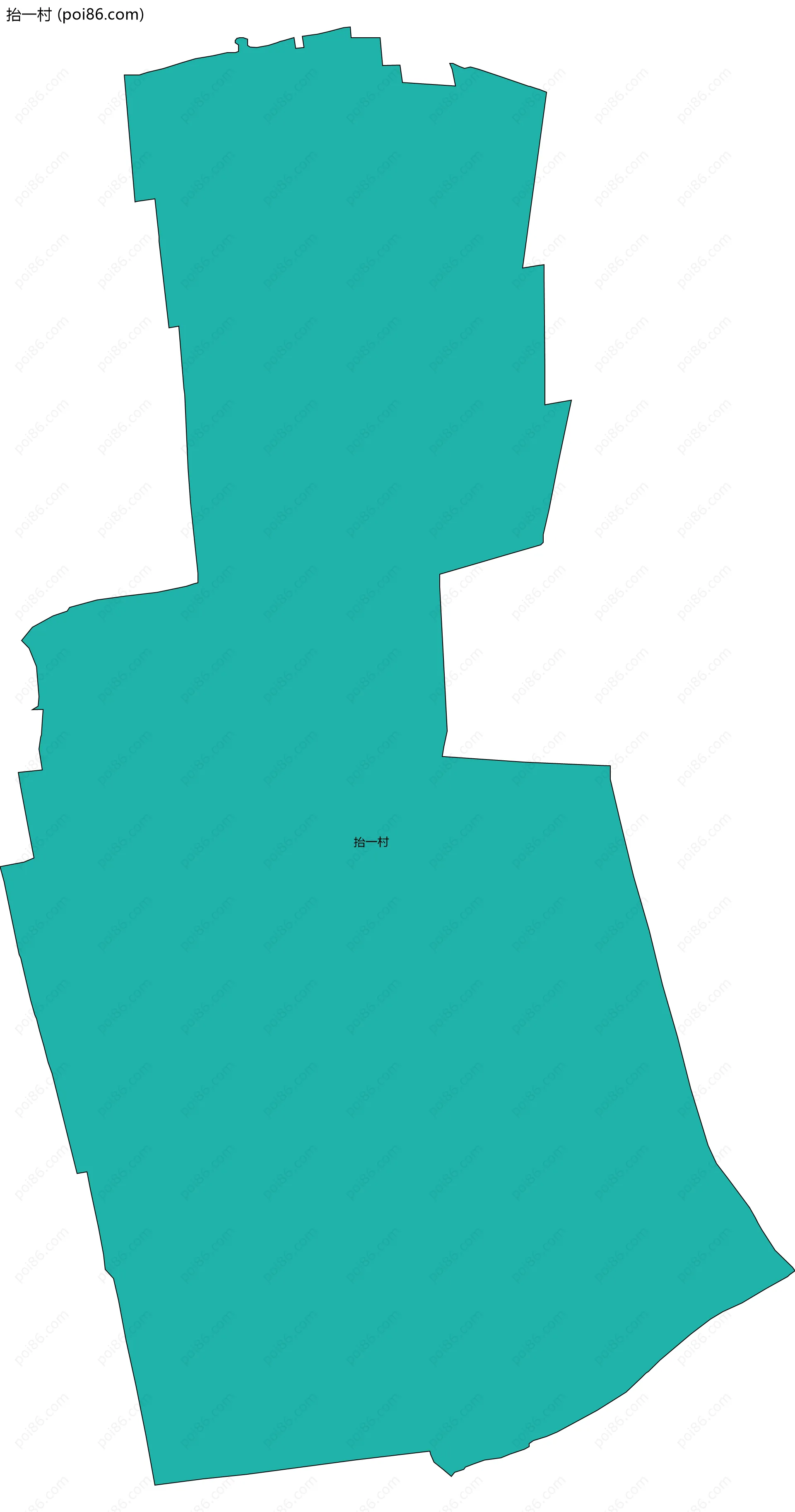 抬一村边界地图