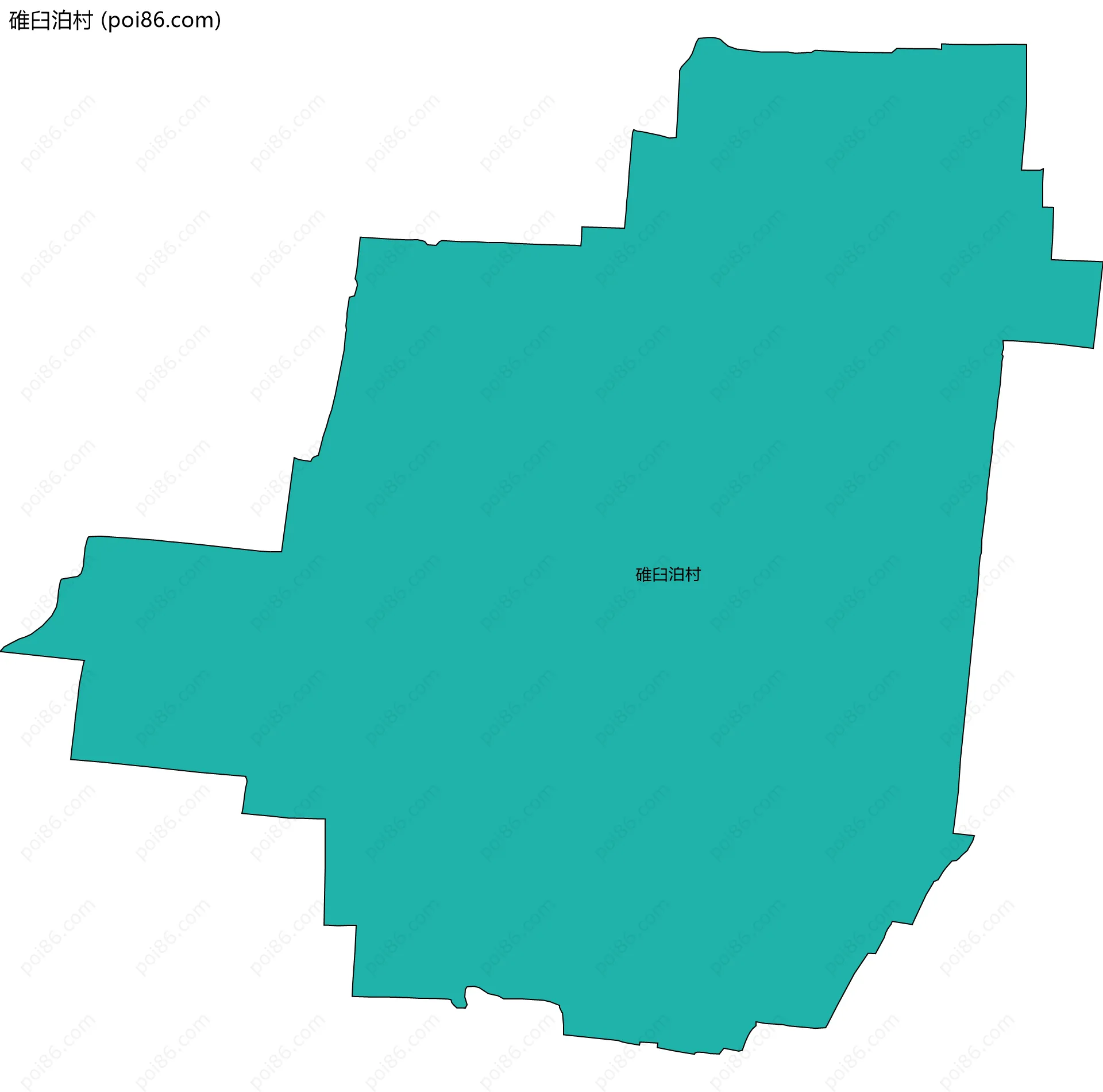 碓臼泊村边界地图