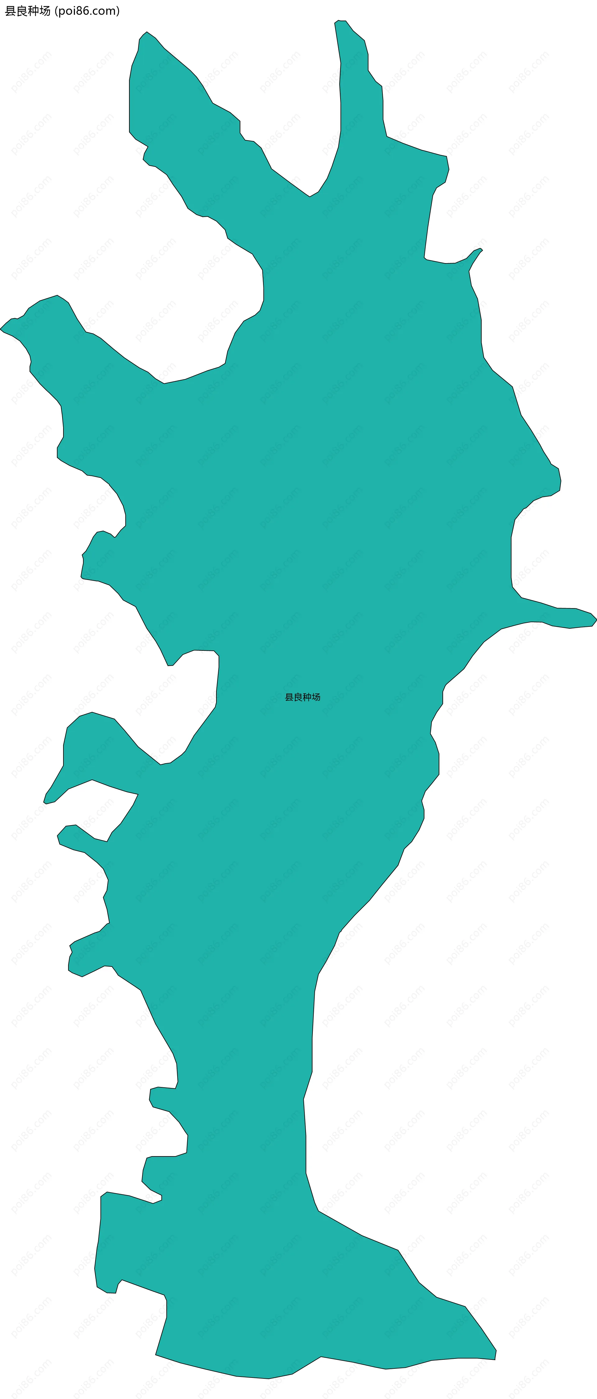 县良种场边界地图