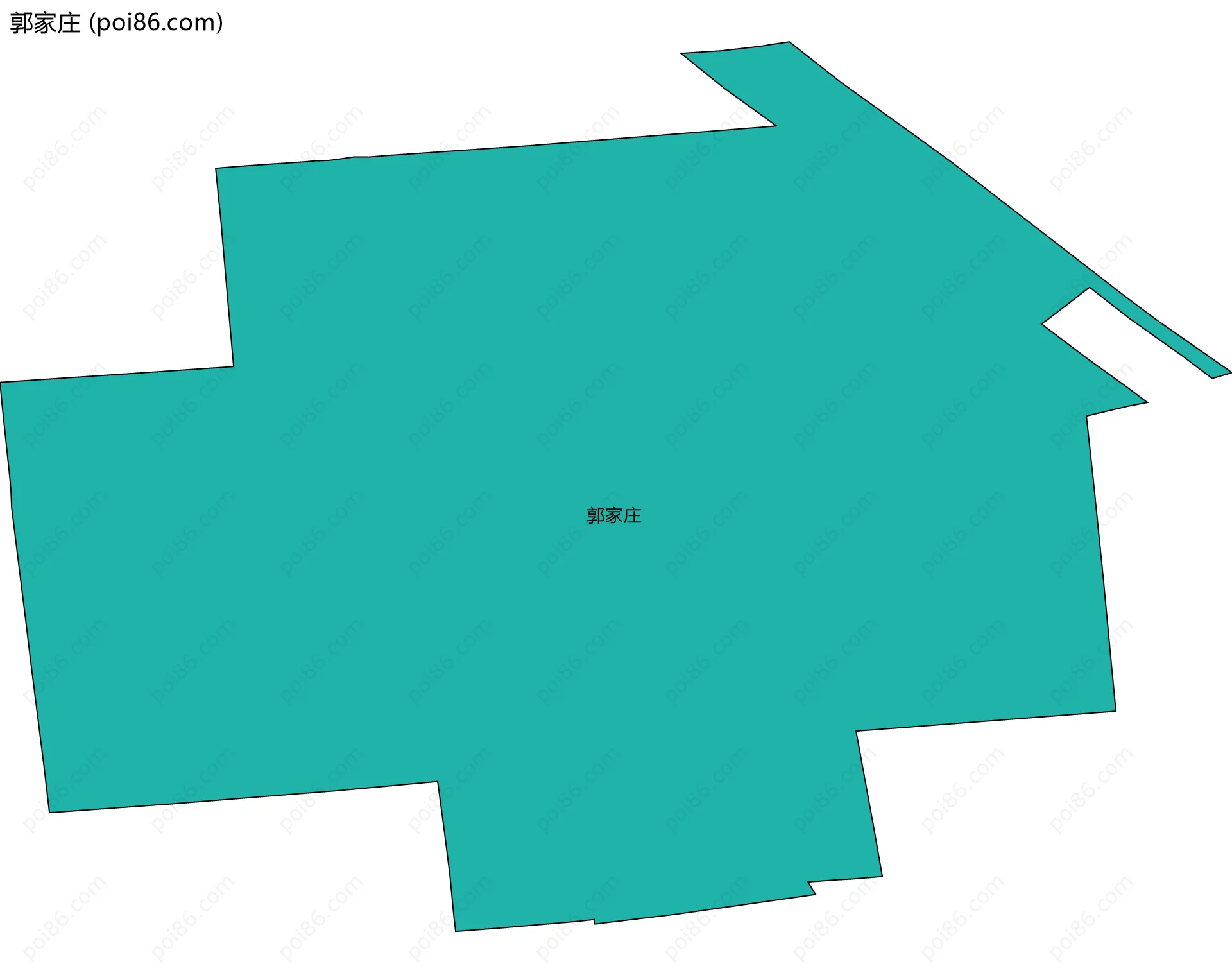 郭家庄边界地图