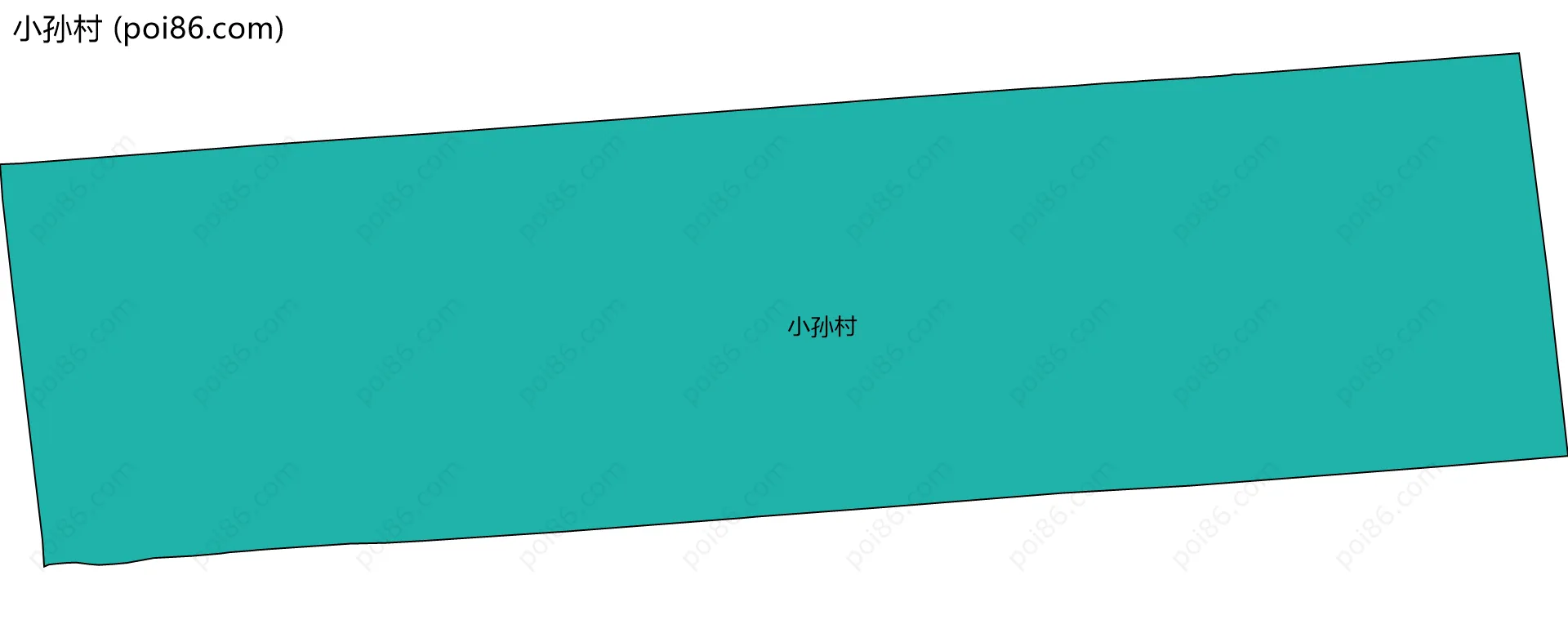 小孙村边界地图