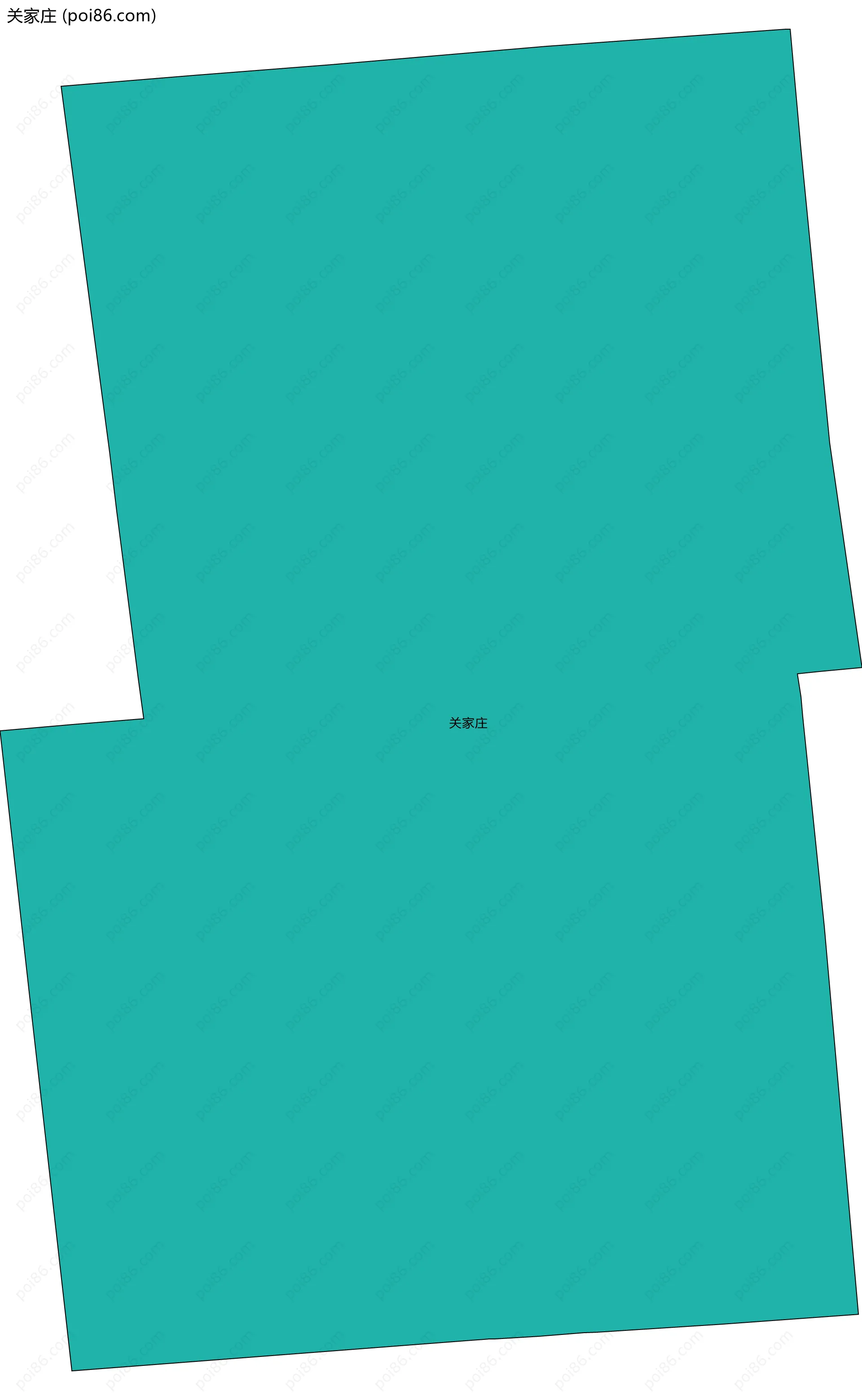 关家庄边界地图