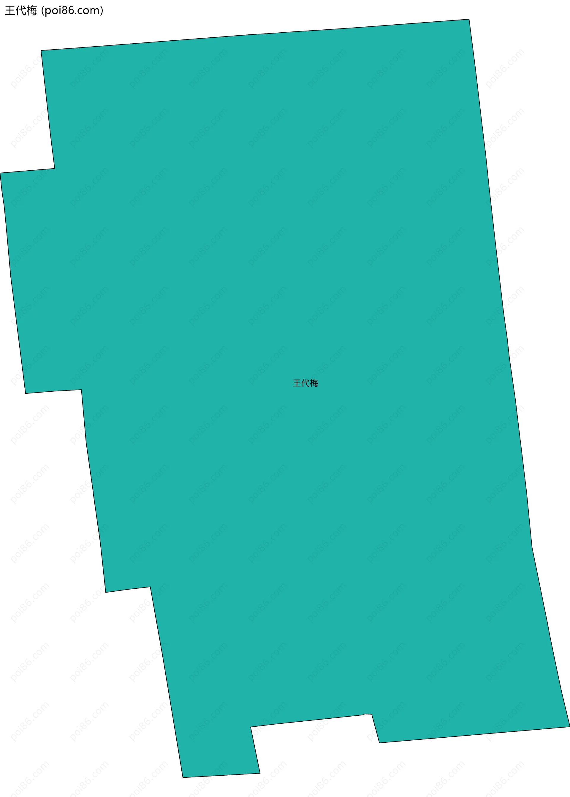 王代梅边界地图