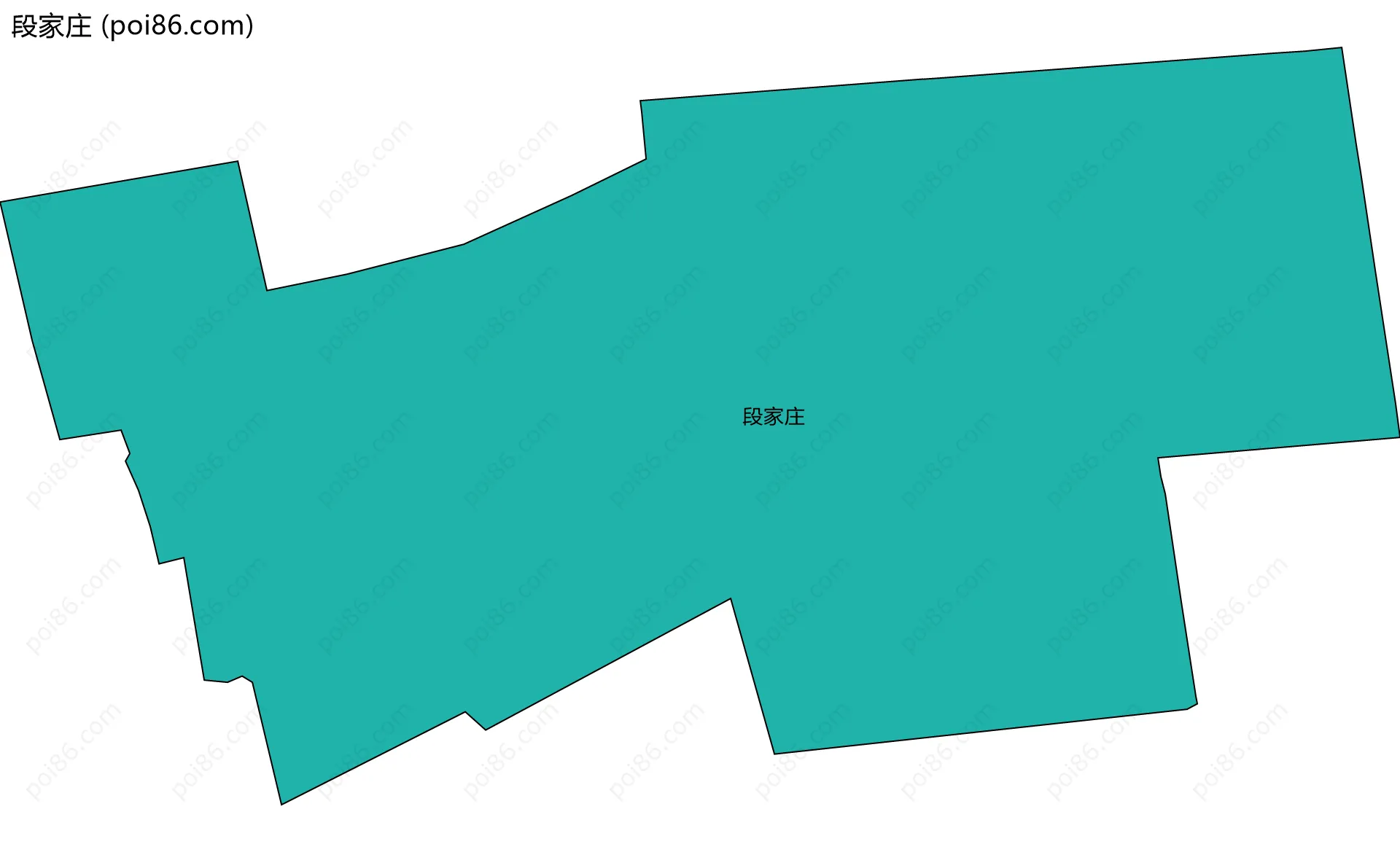 段家庄边界地图