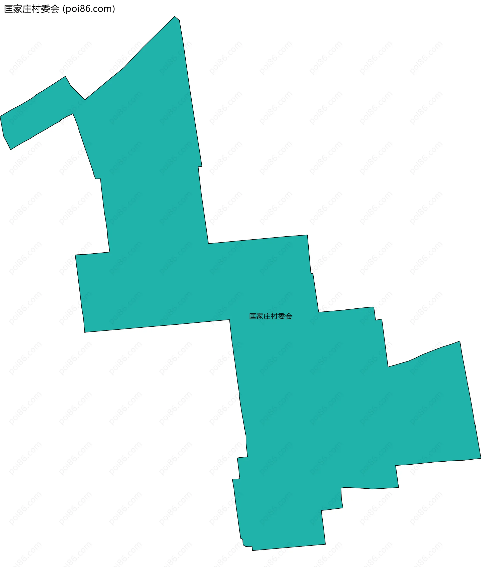 匡家庄村委会边界地图