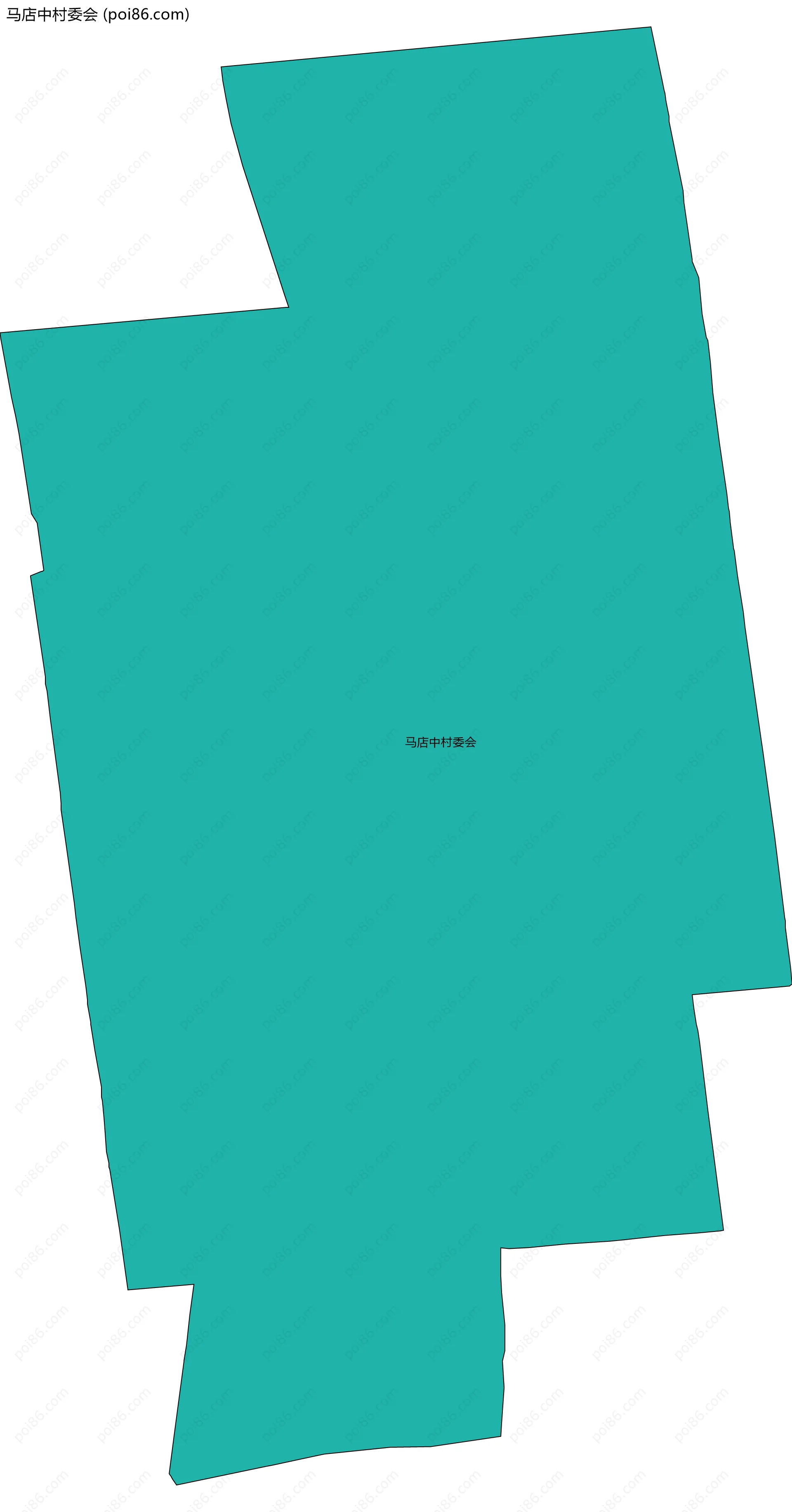 马店中村委会边界地图