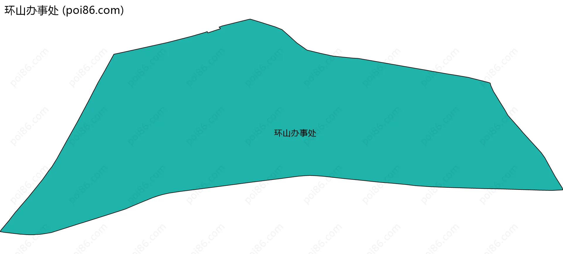 环山办事处边界地图