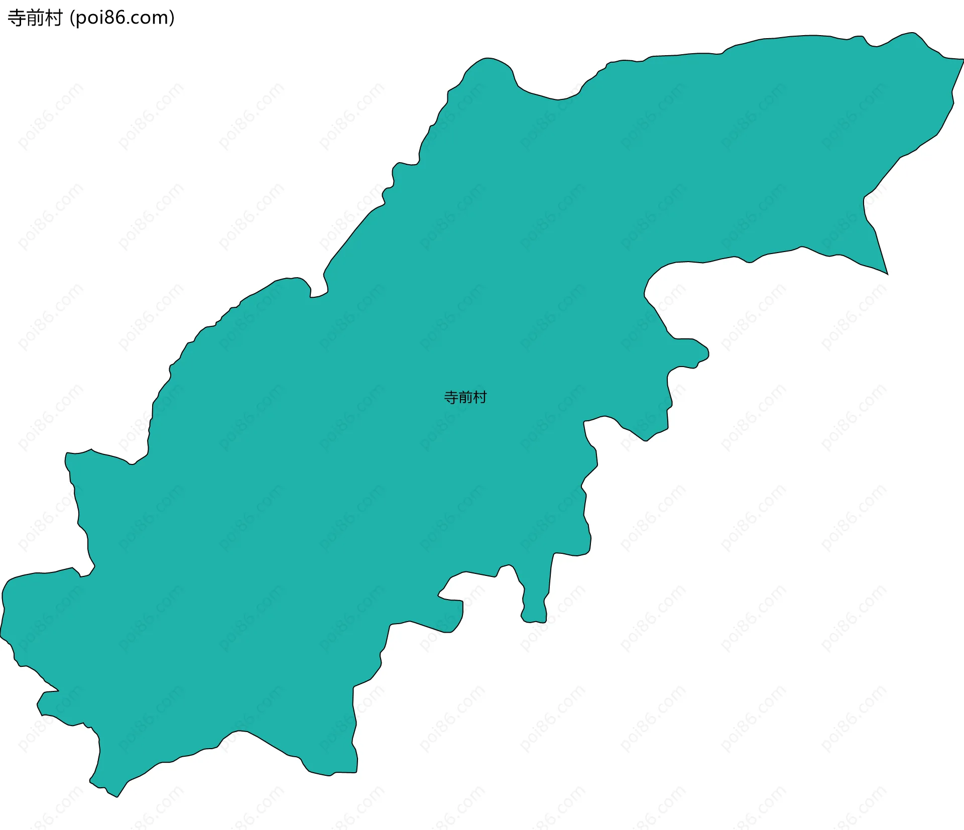寺前村边界地图