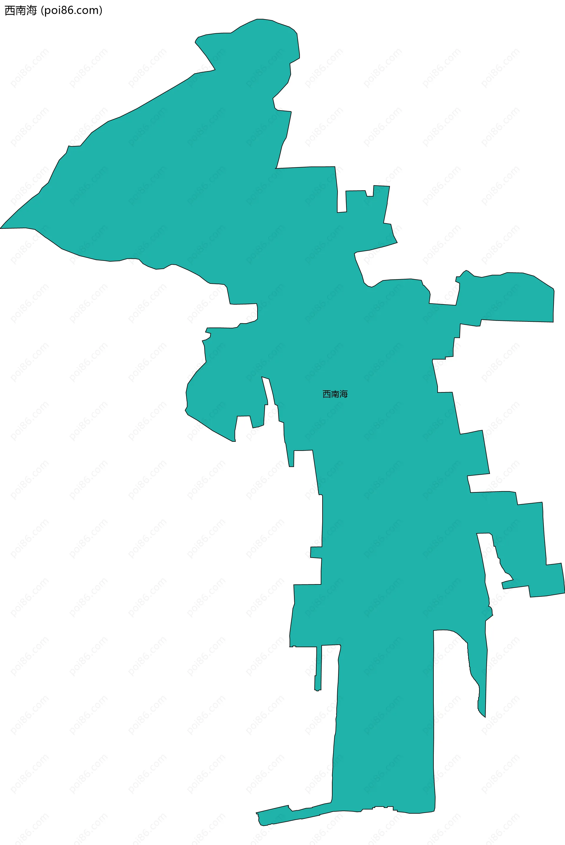 西南海边界地图