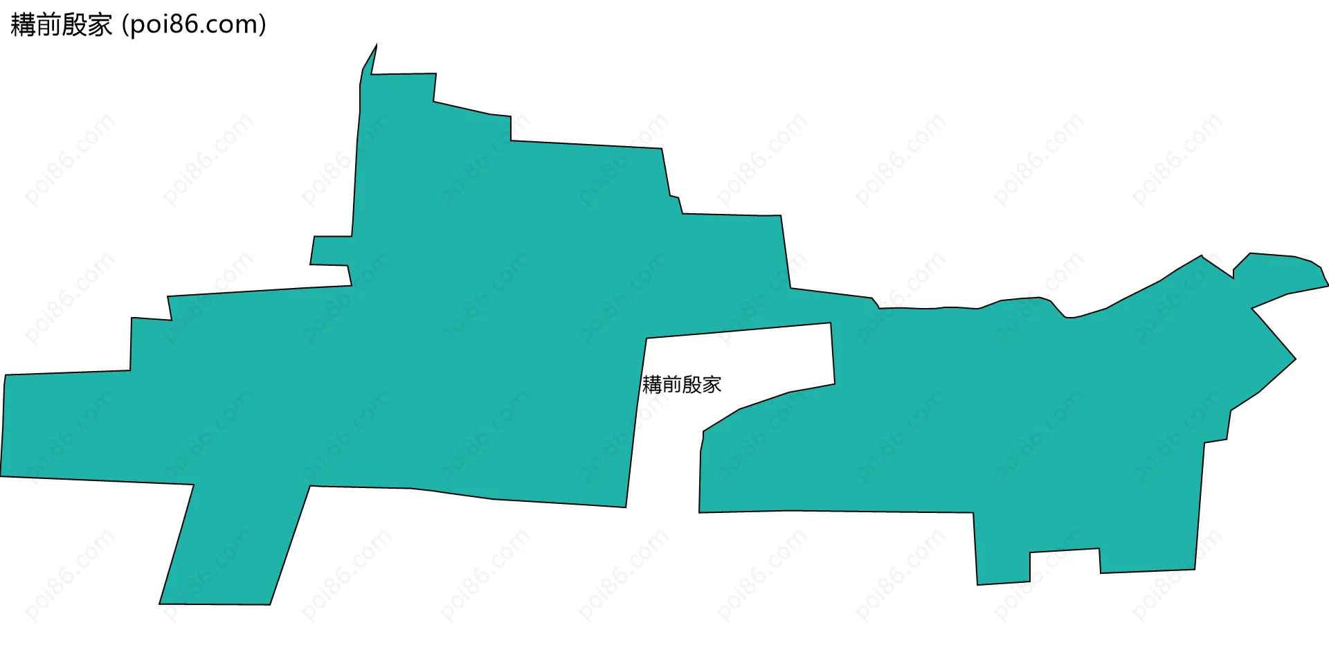 耩前殷家边界地图