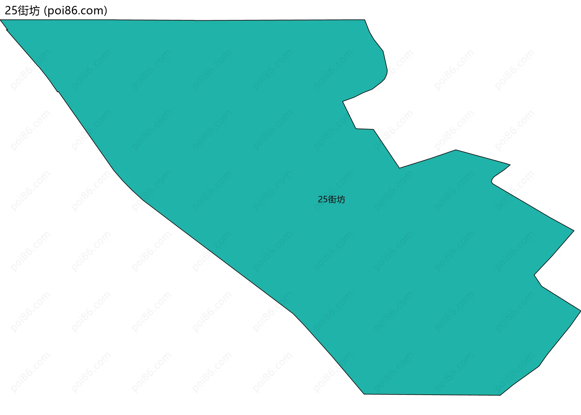 25街坊边界地图
