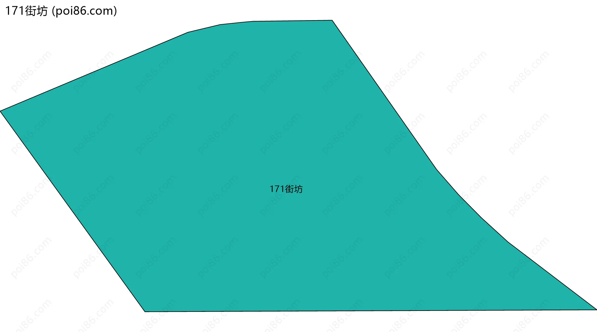 171街坊边界地图