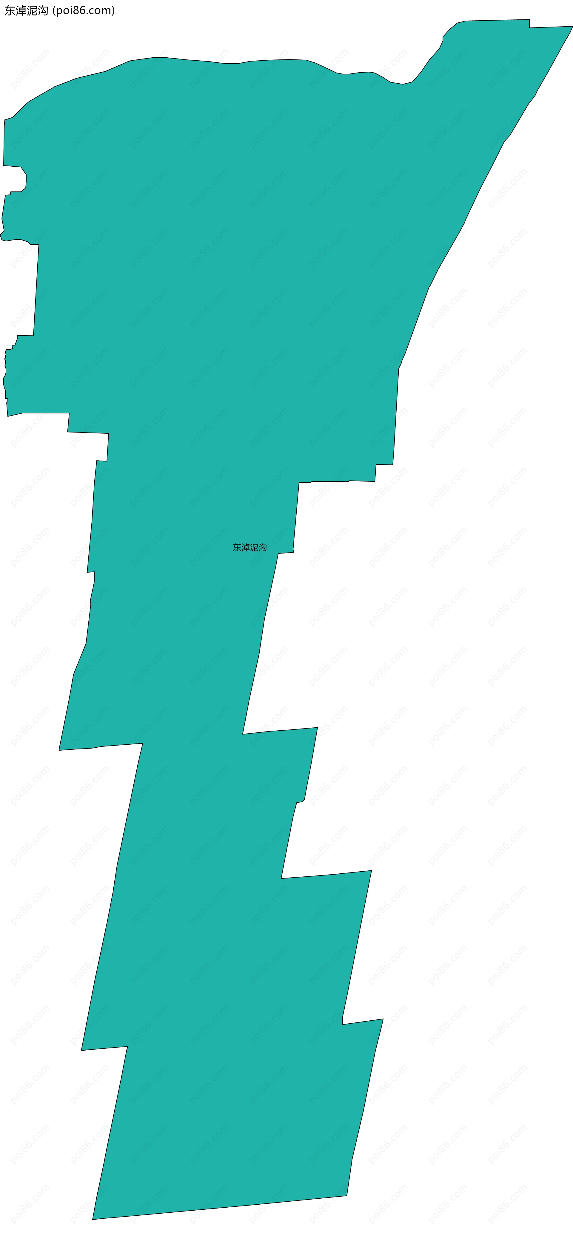 东淖泥沟边界地图