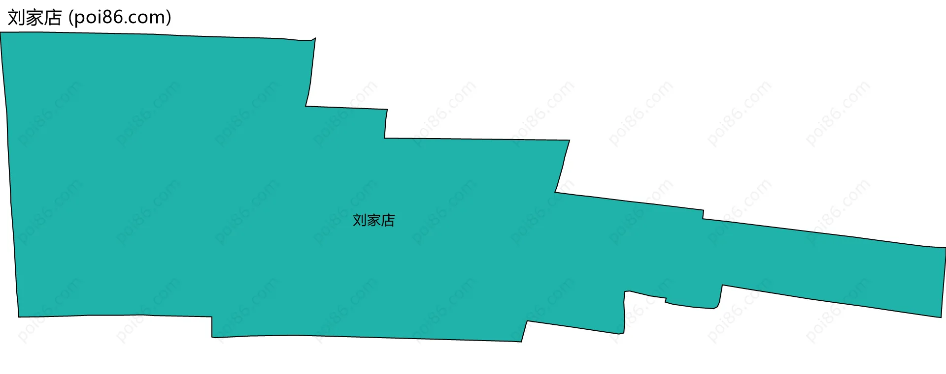 刘家店边界地图