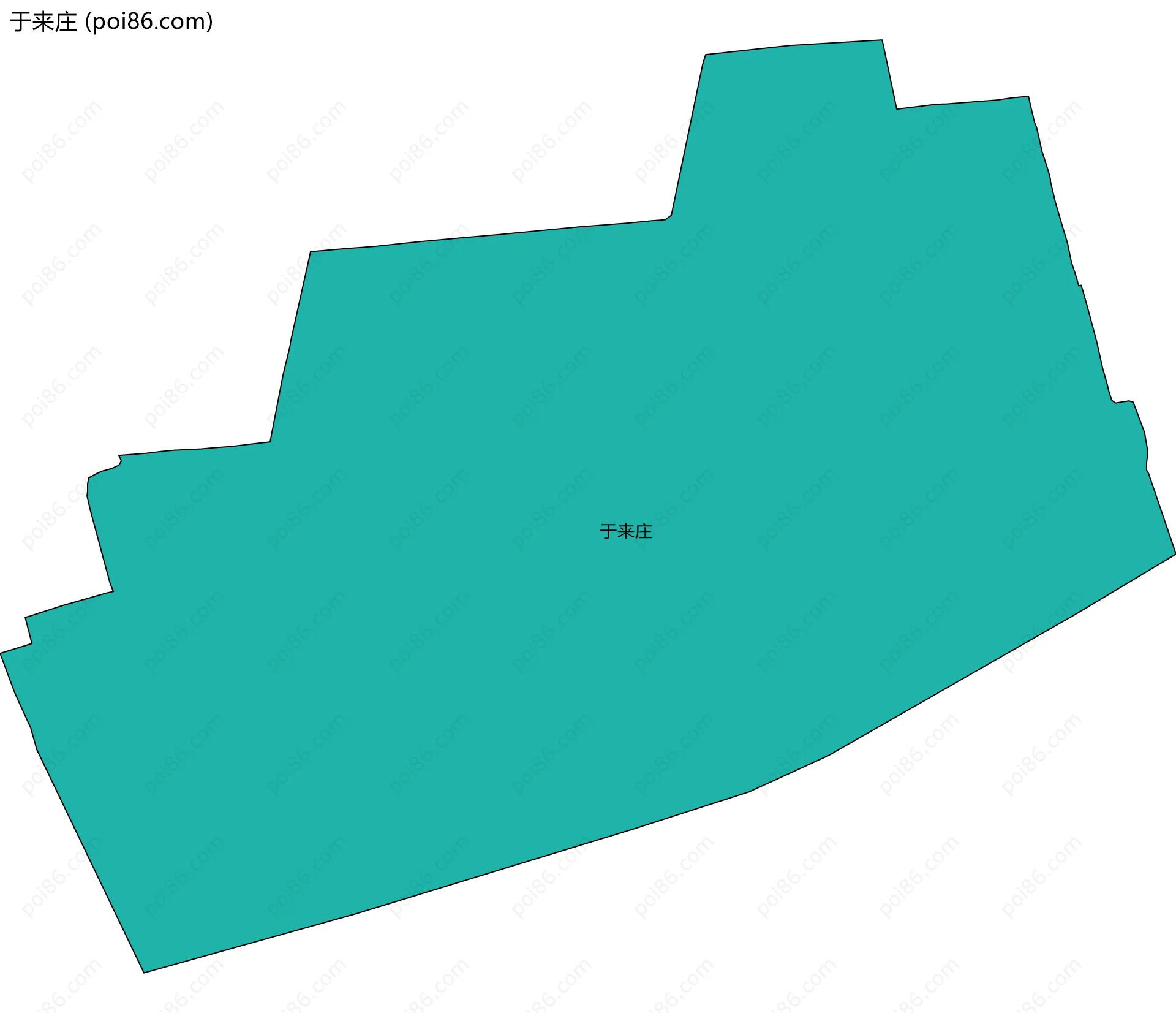 于来庄边界地图