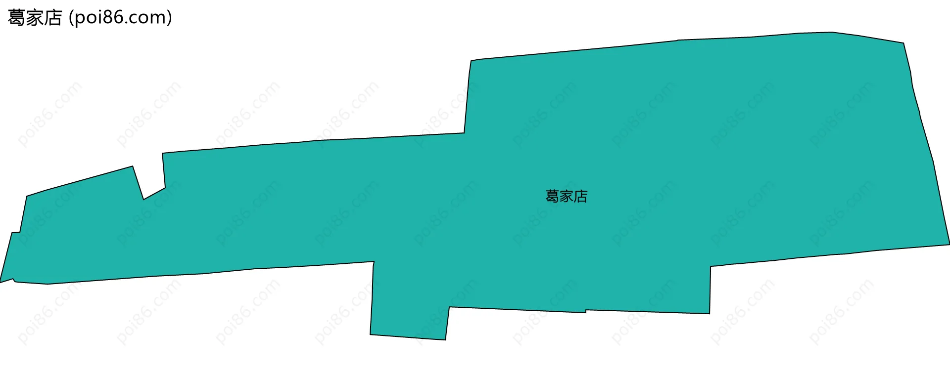 葛家店边界地图