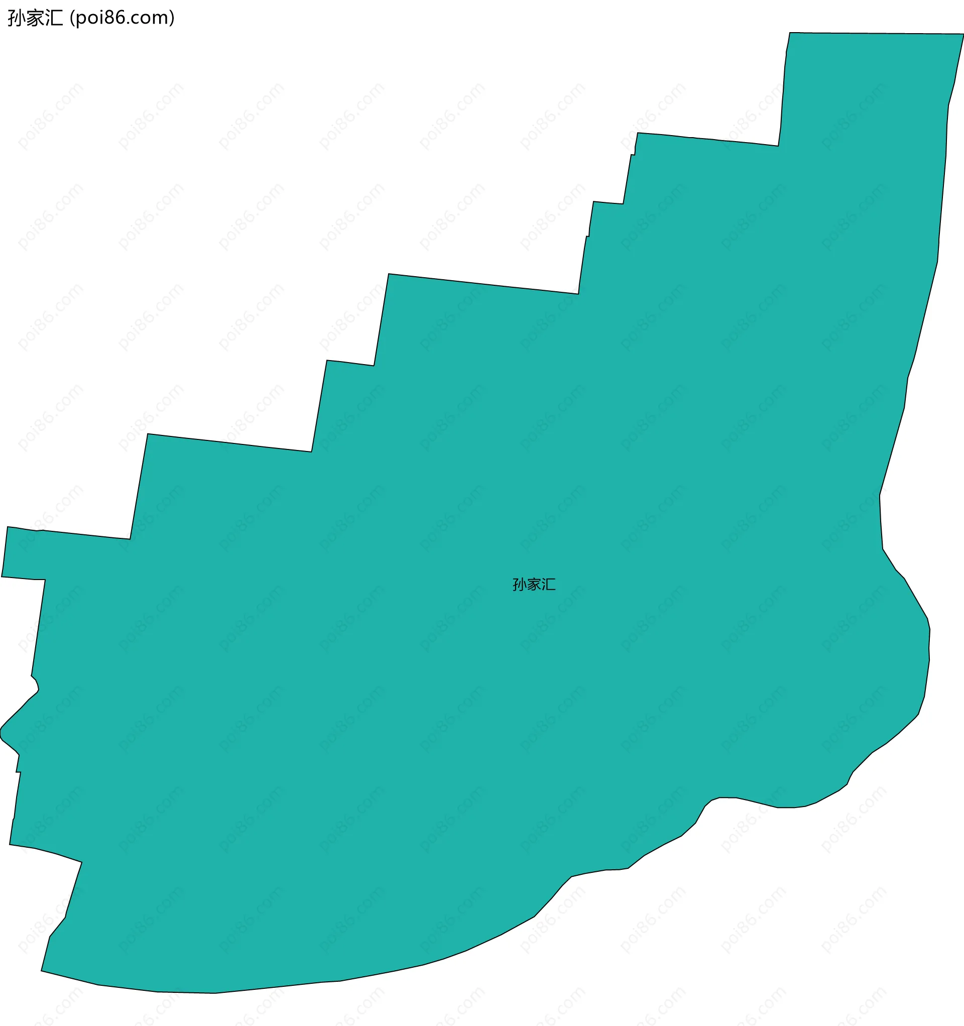 孙家汇边界地图