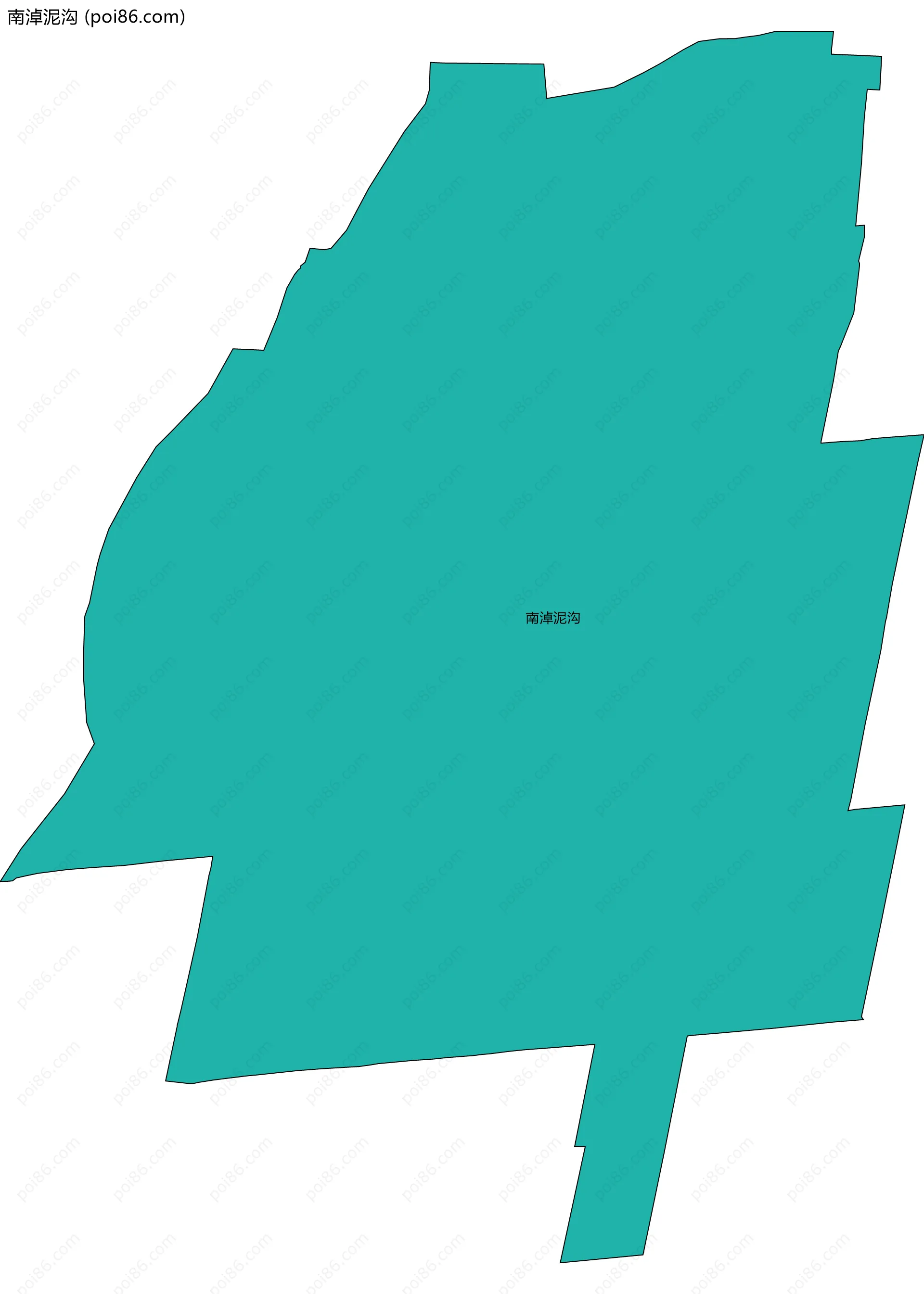 南淖泥沟边界地图