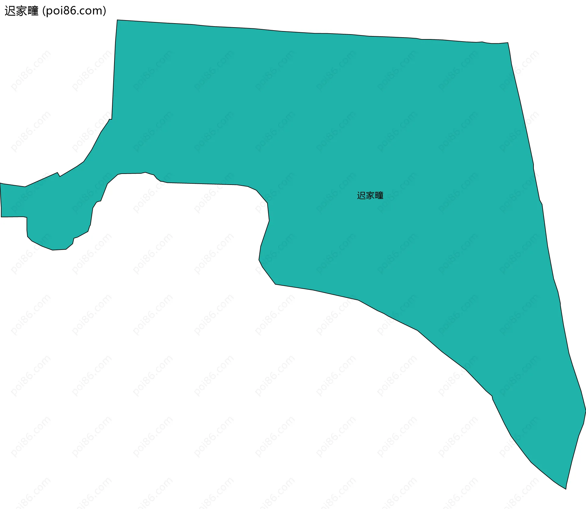 迟家疃边界地图