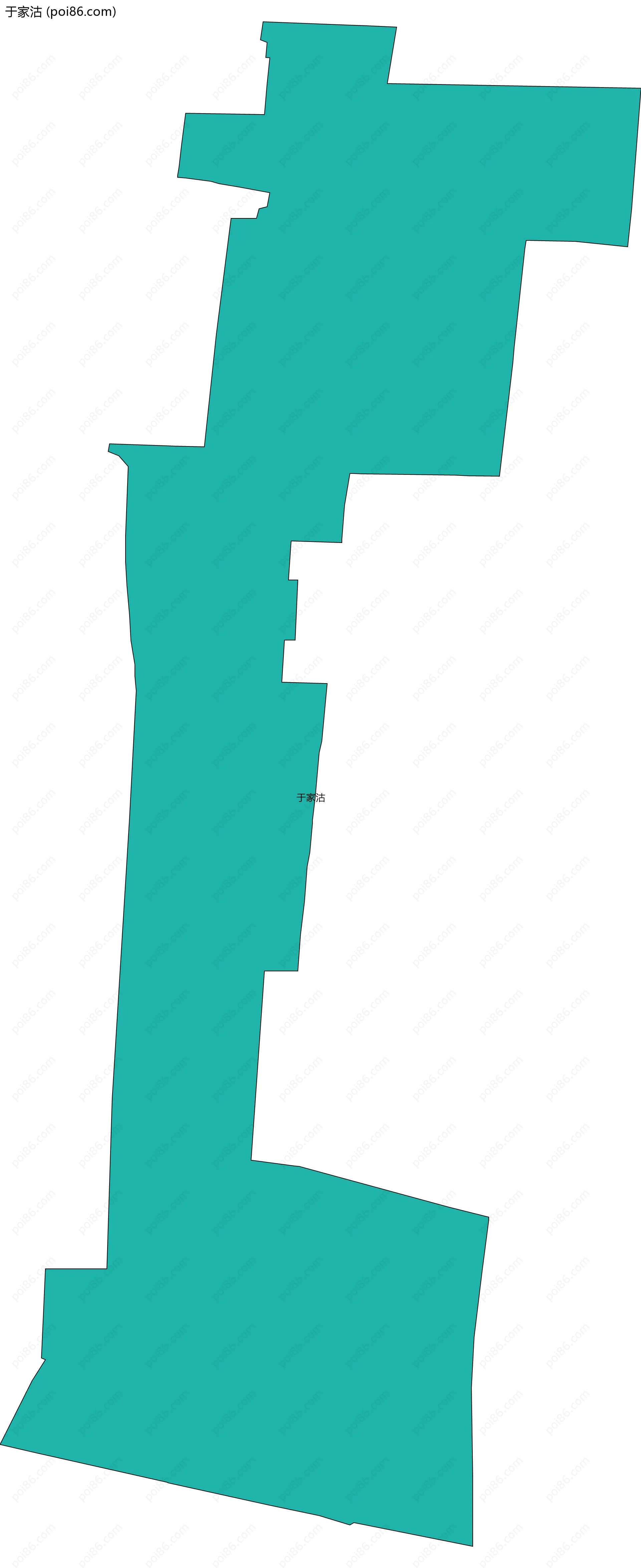 于家沽边界地图