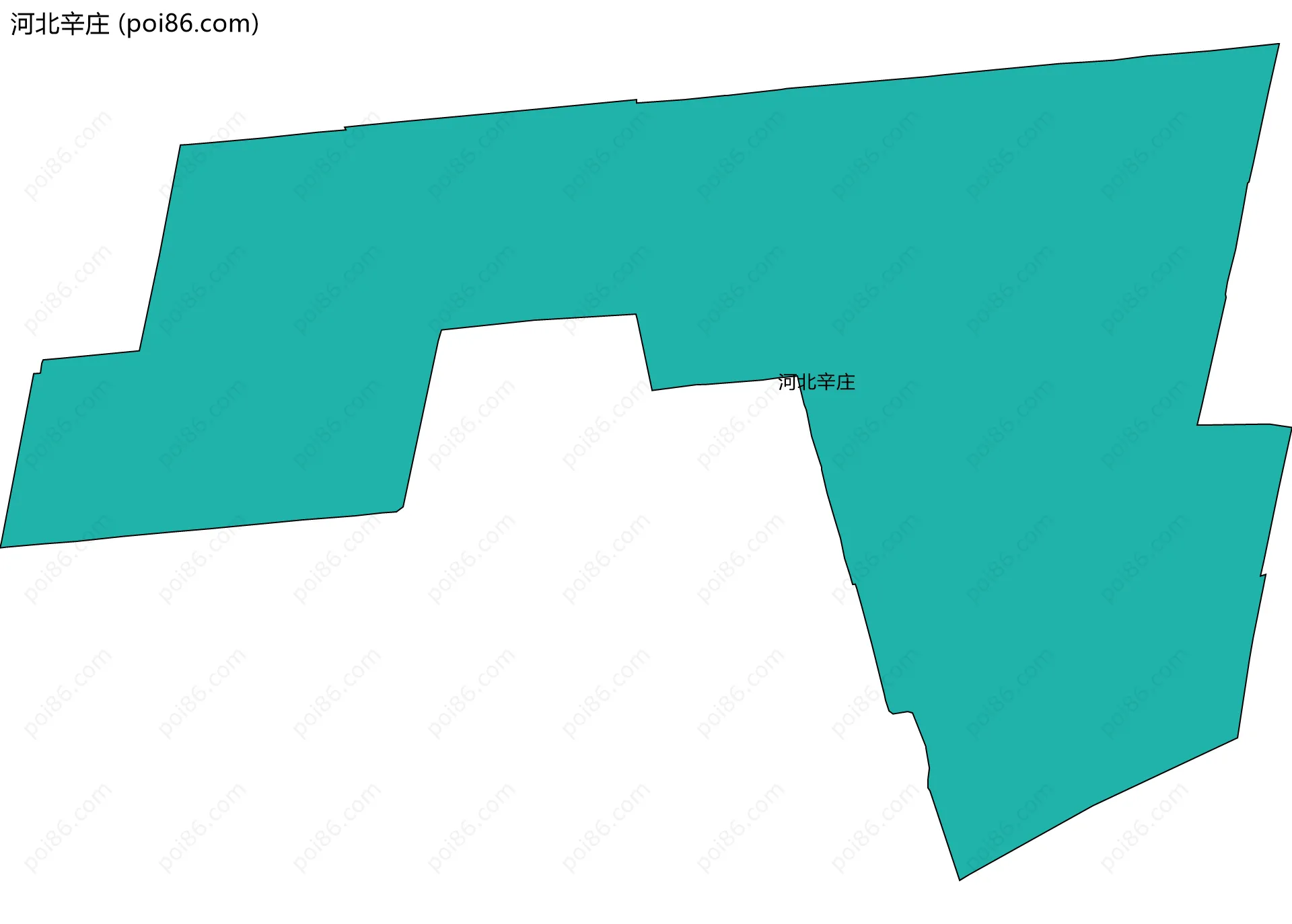 河北辛庄边界地图
