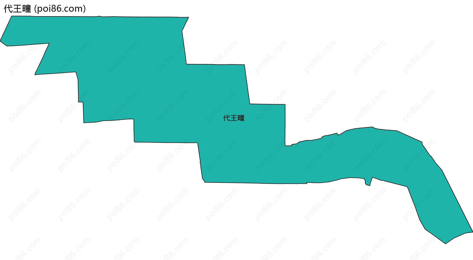 代王疃边界地图