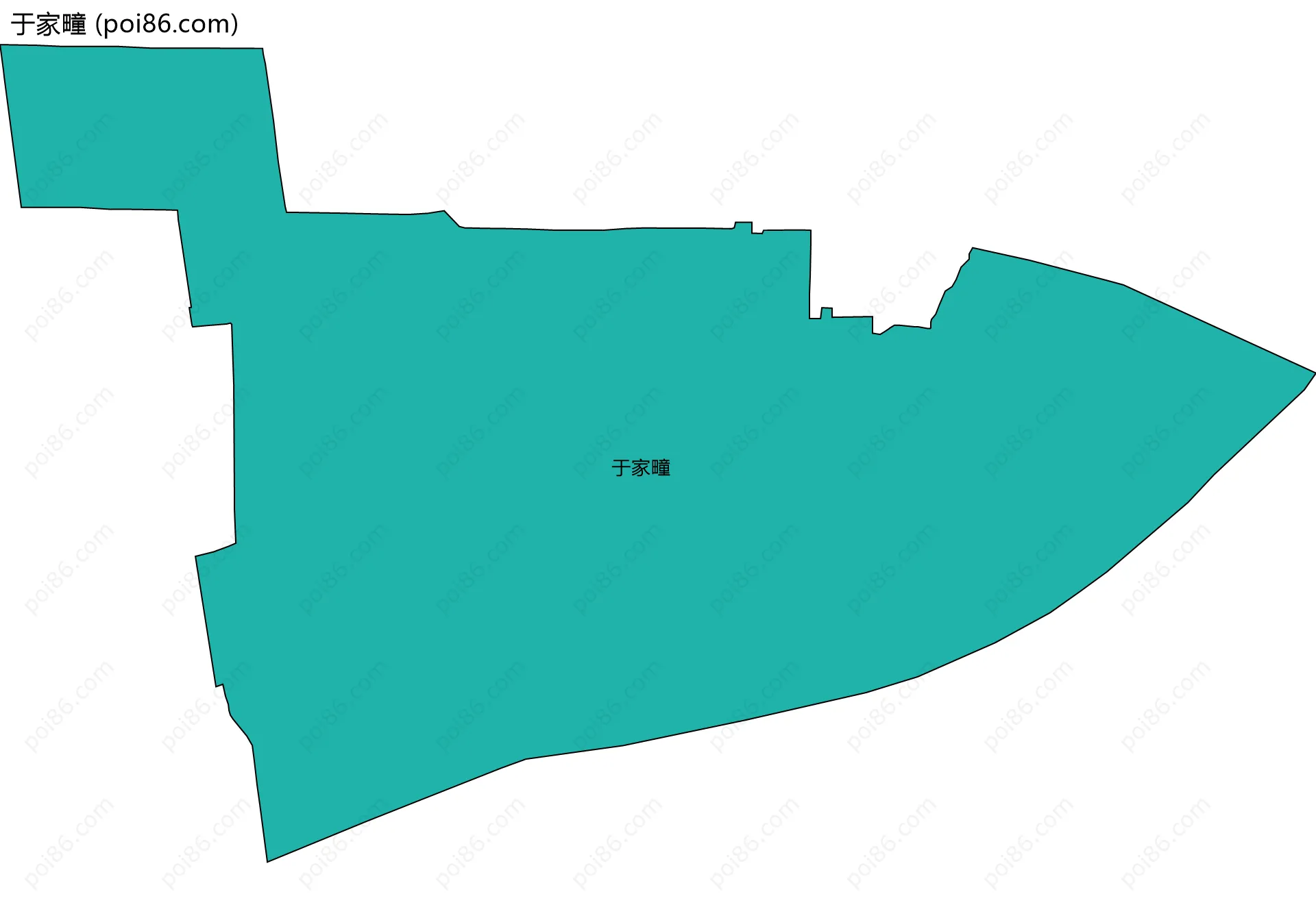 于家疃边界地图
