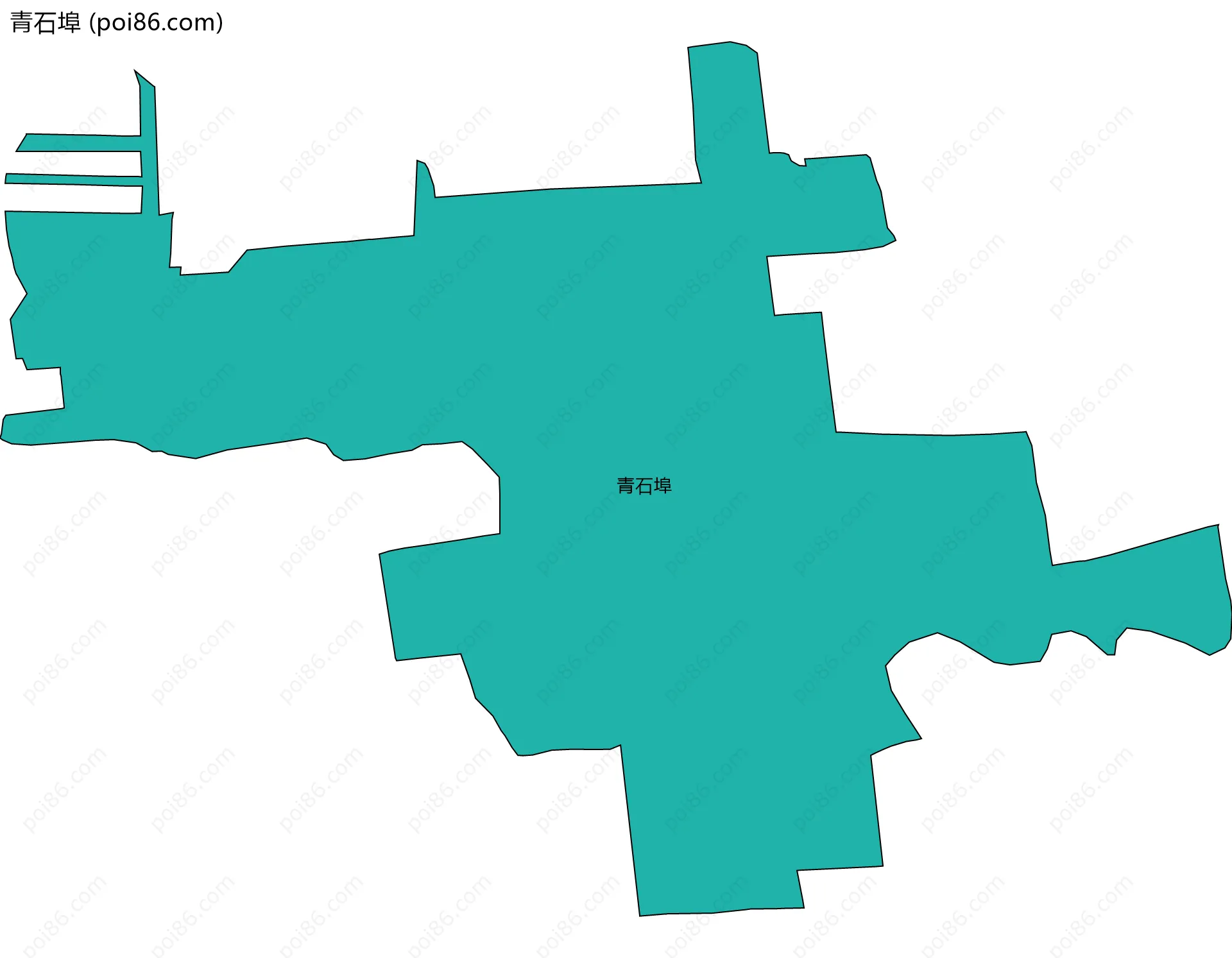 青石埠边界地图