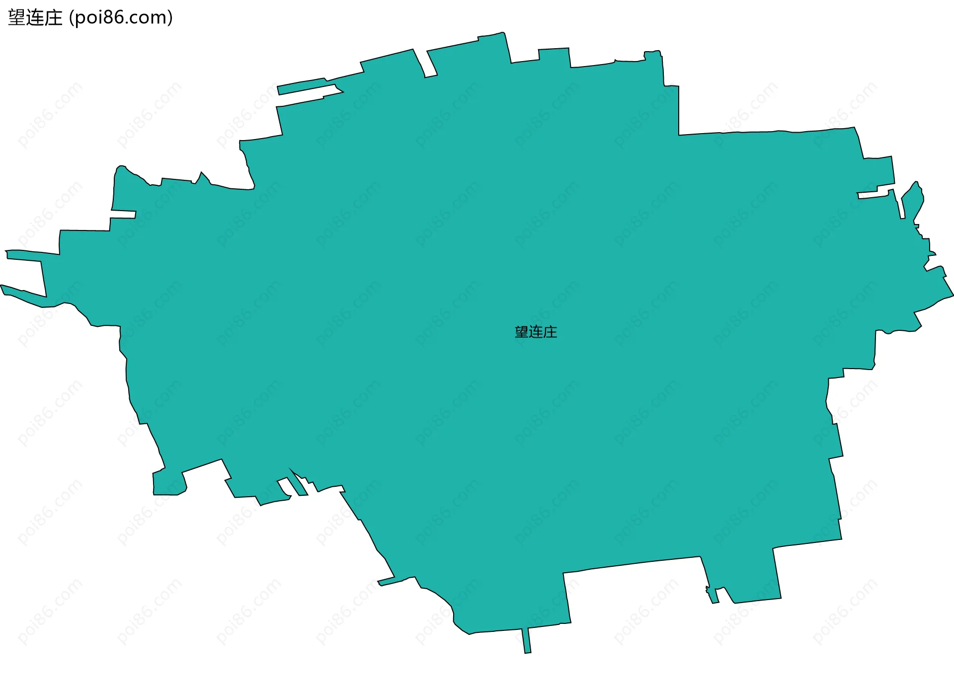 望连庄边界地图