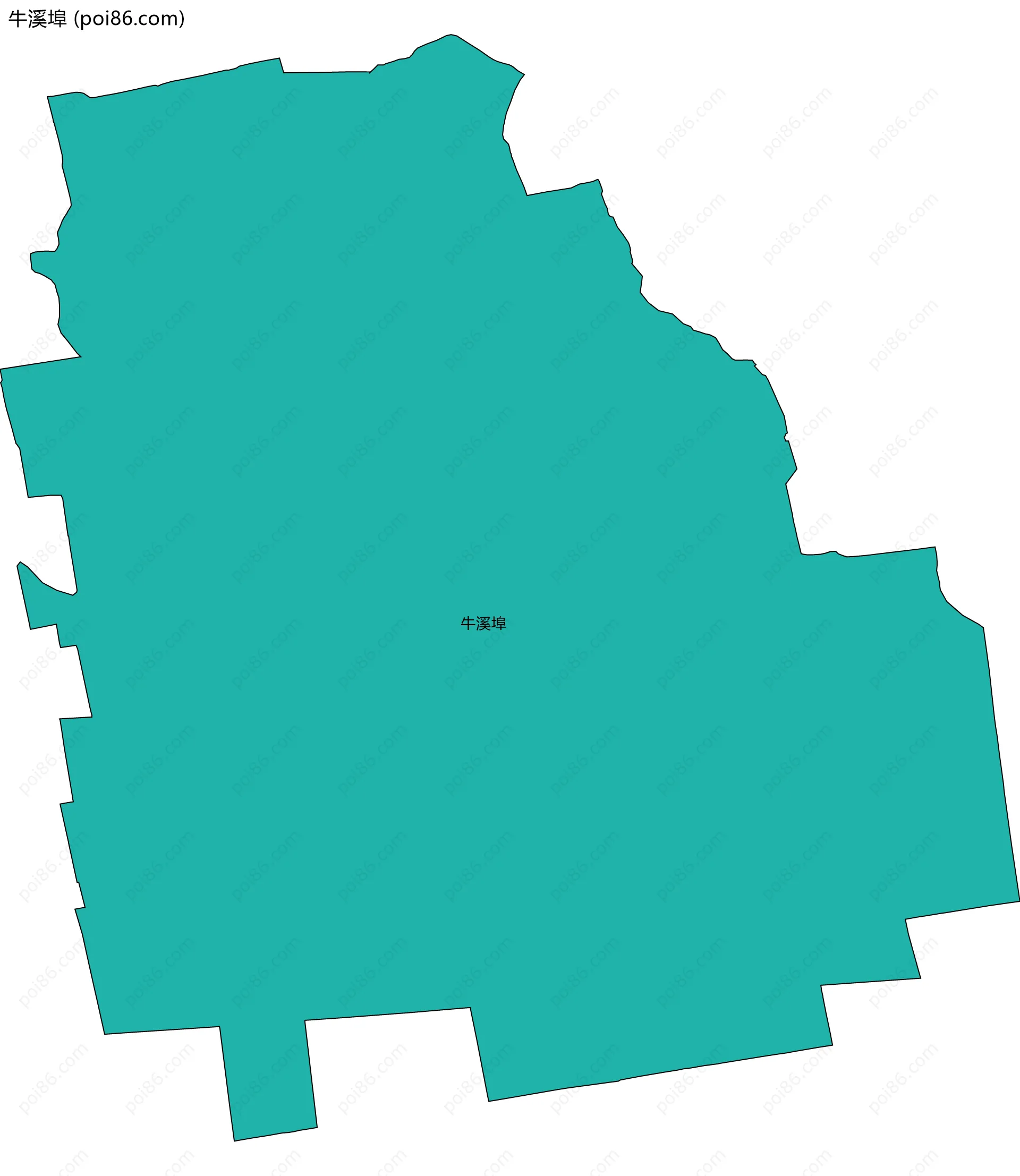 牛溪埠边界地图