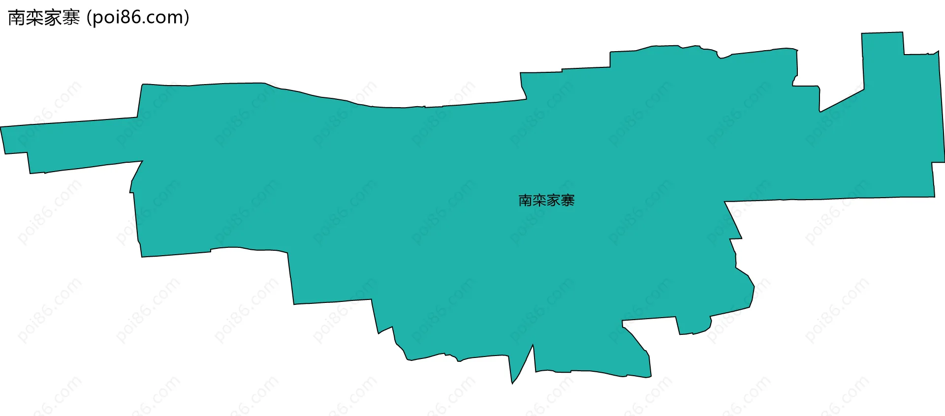 南栾家寨边界地图