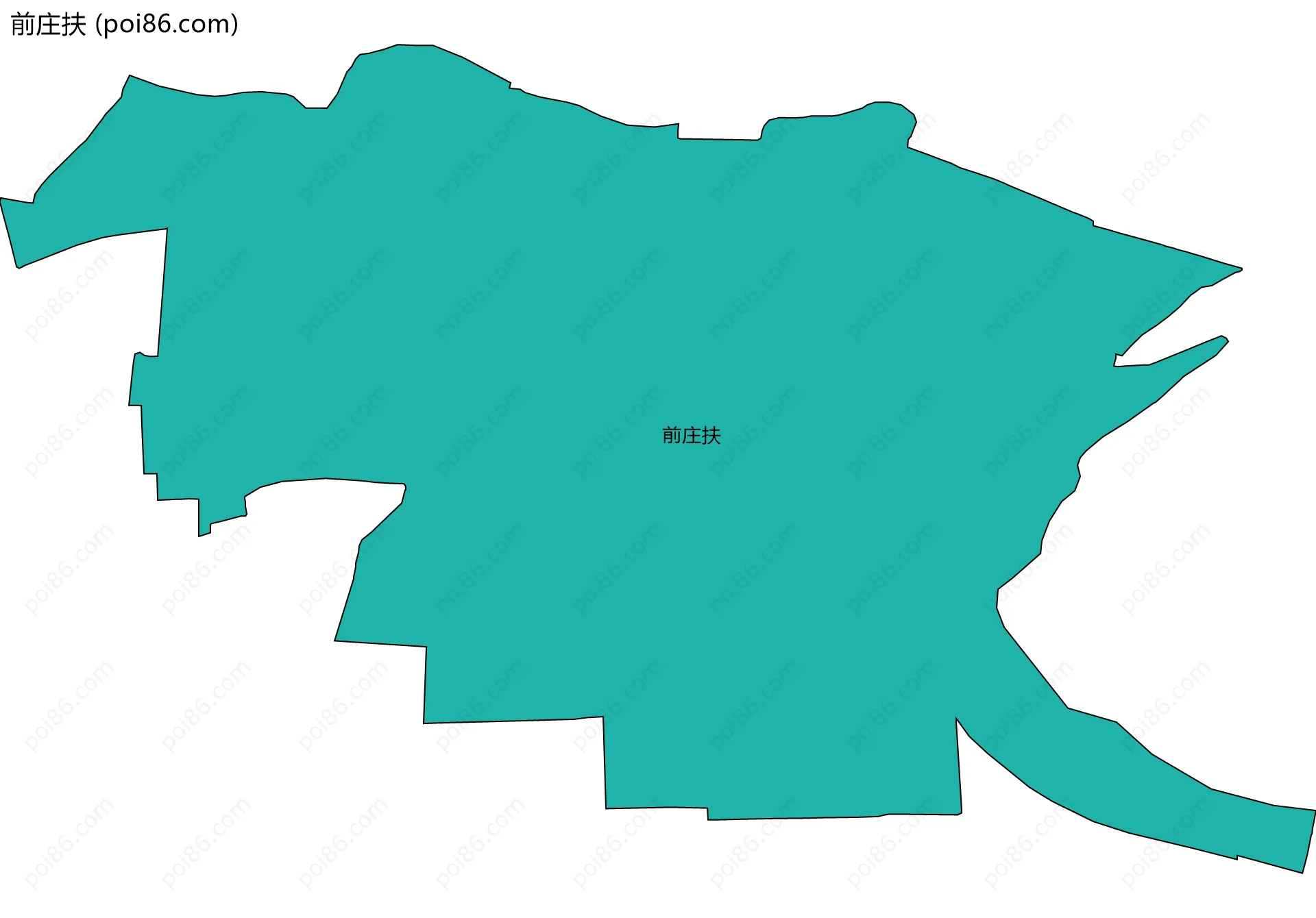前庄扶边界地图