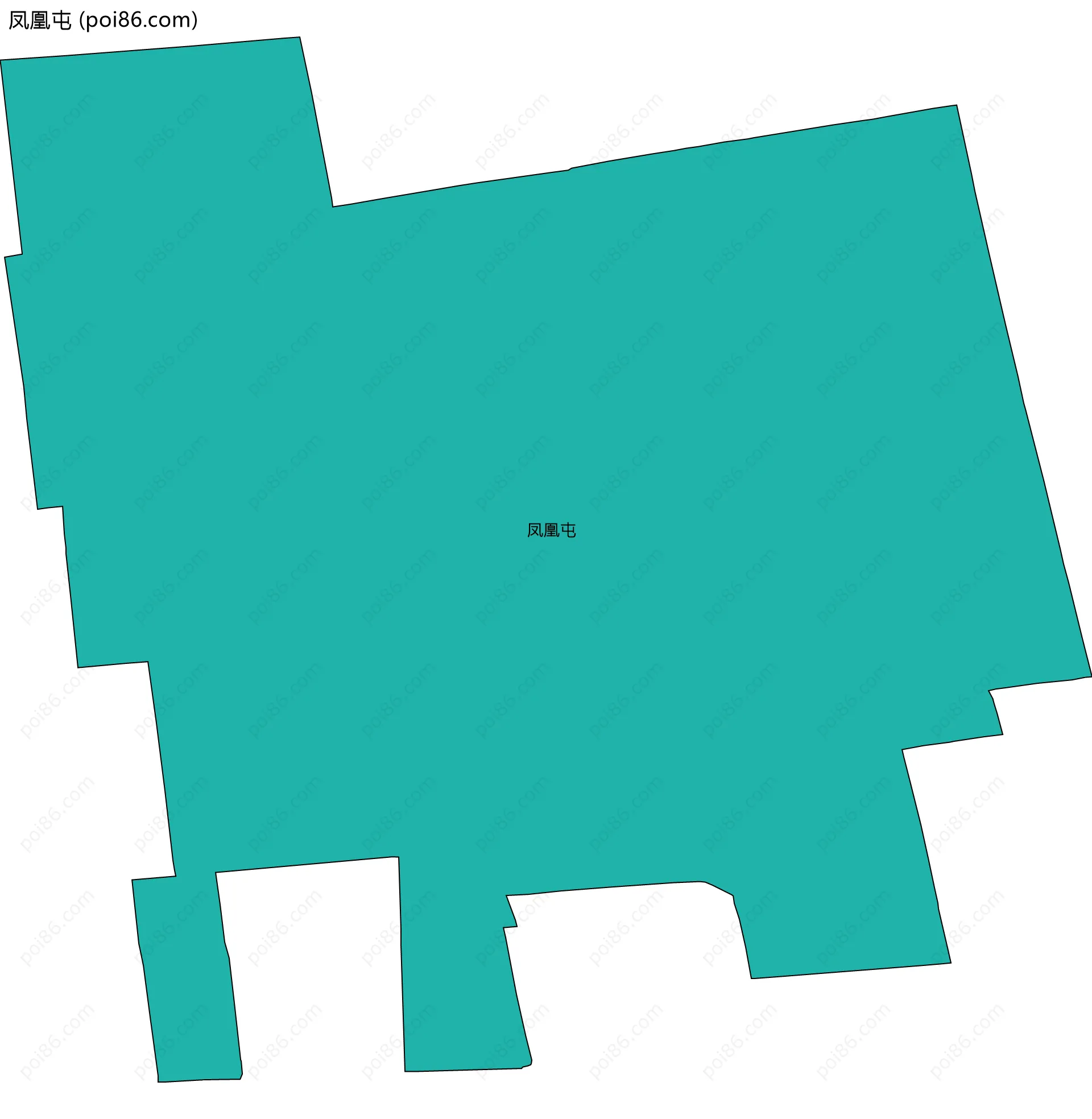 凤凰屯边界地图