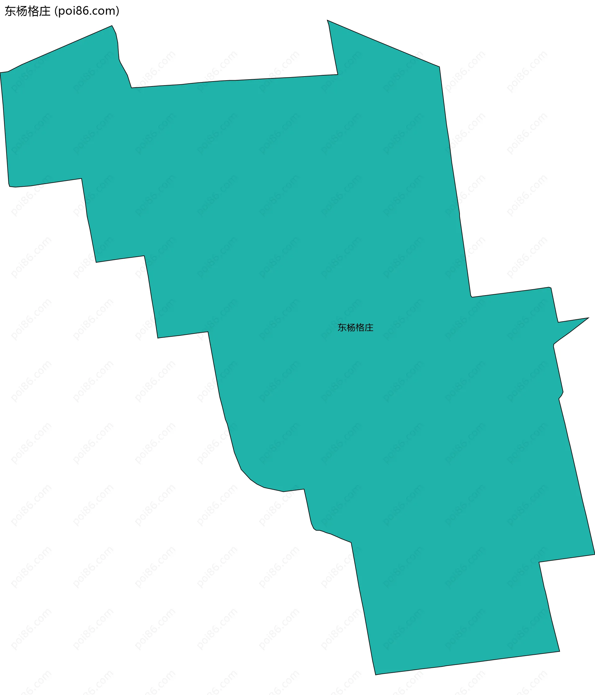 东杨格庄边界地图