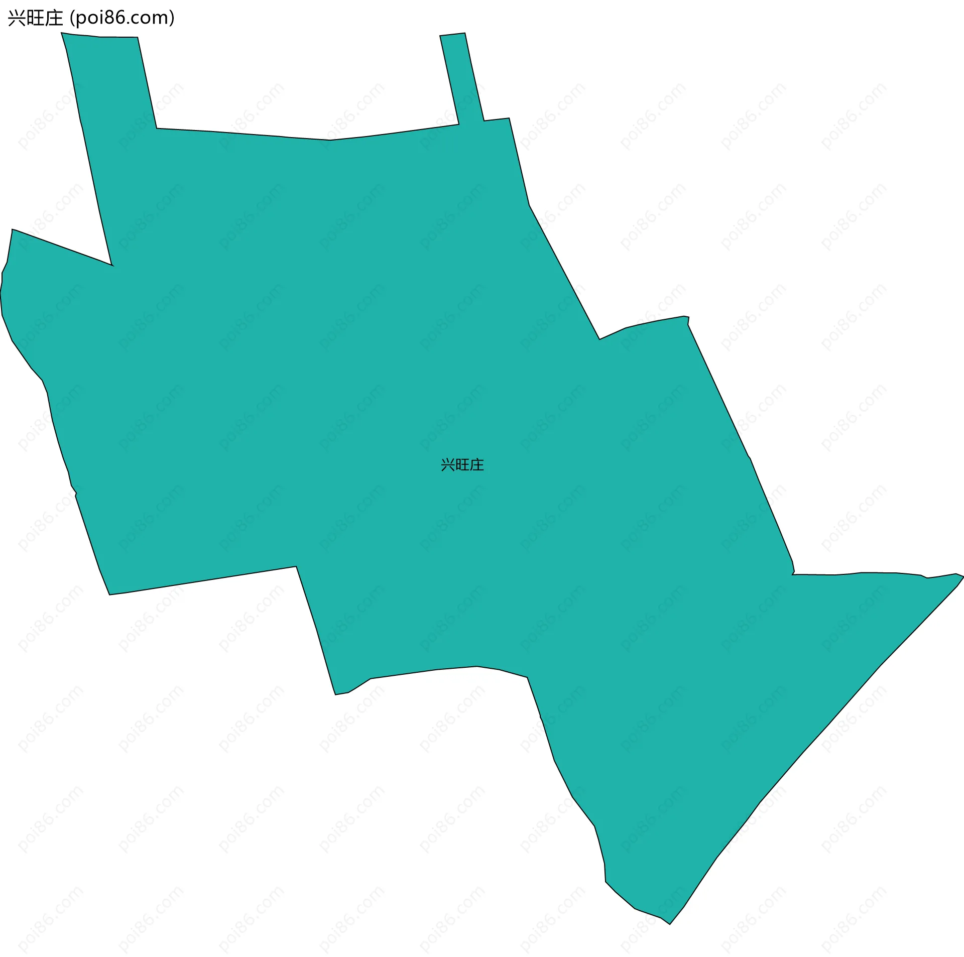 兴旺庄边界地图