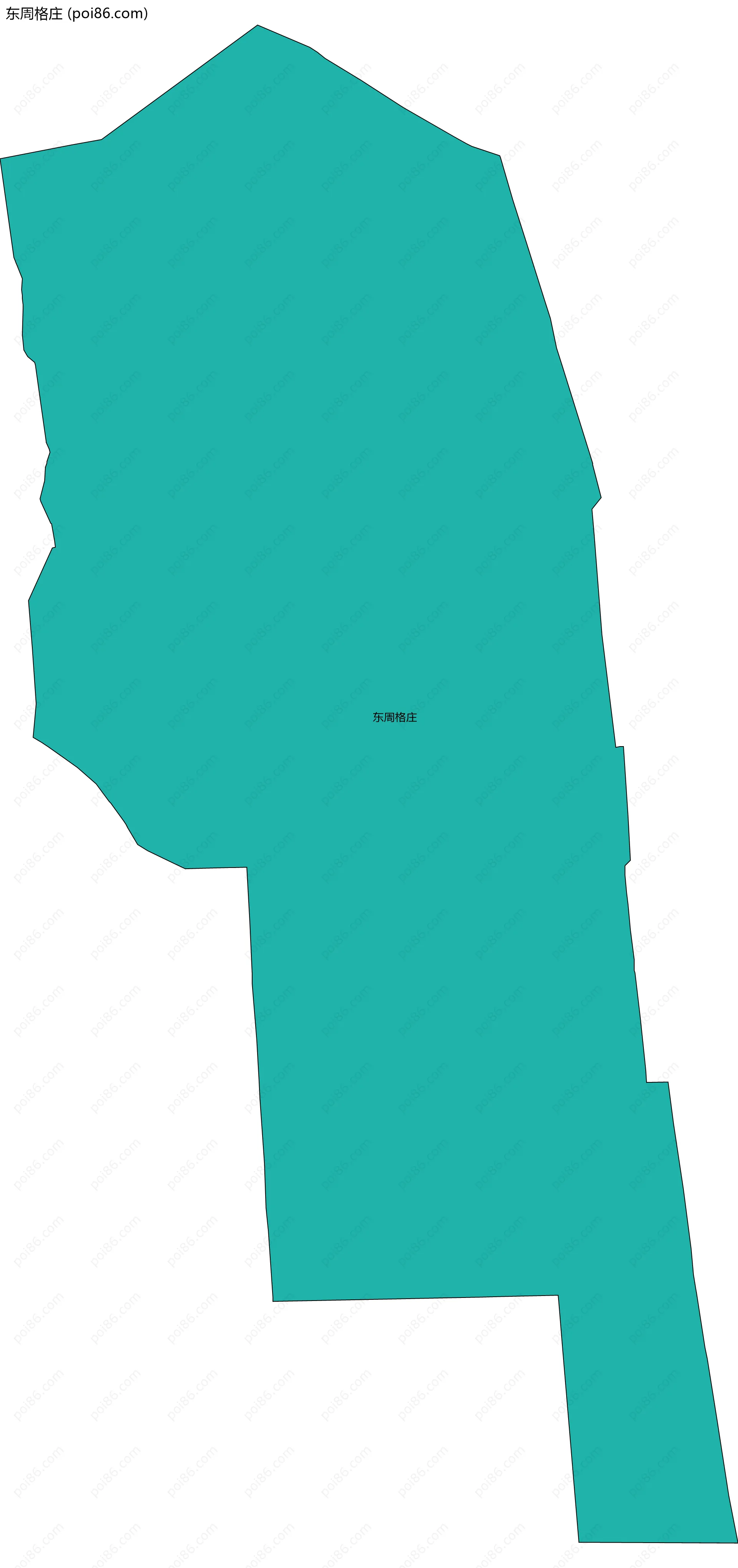 东周格庄边界地图