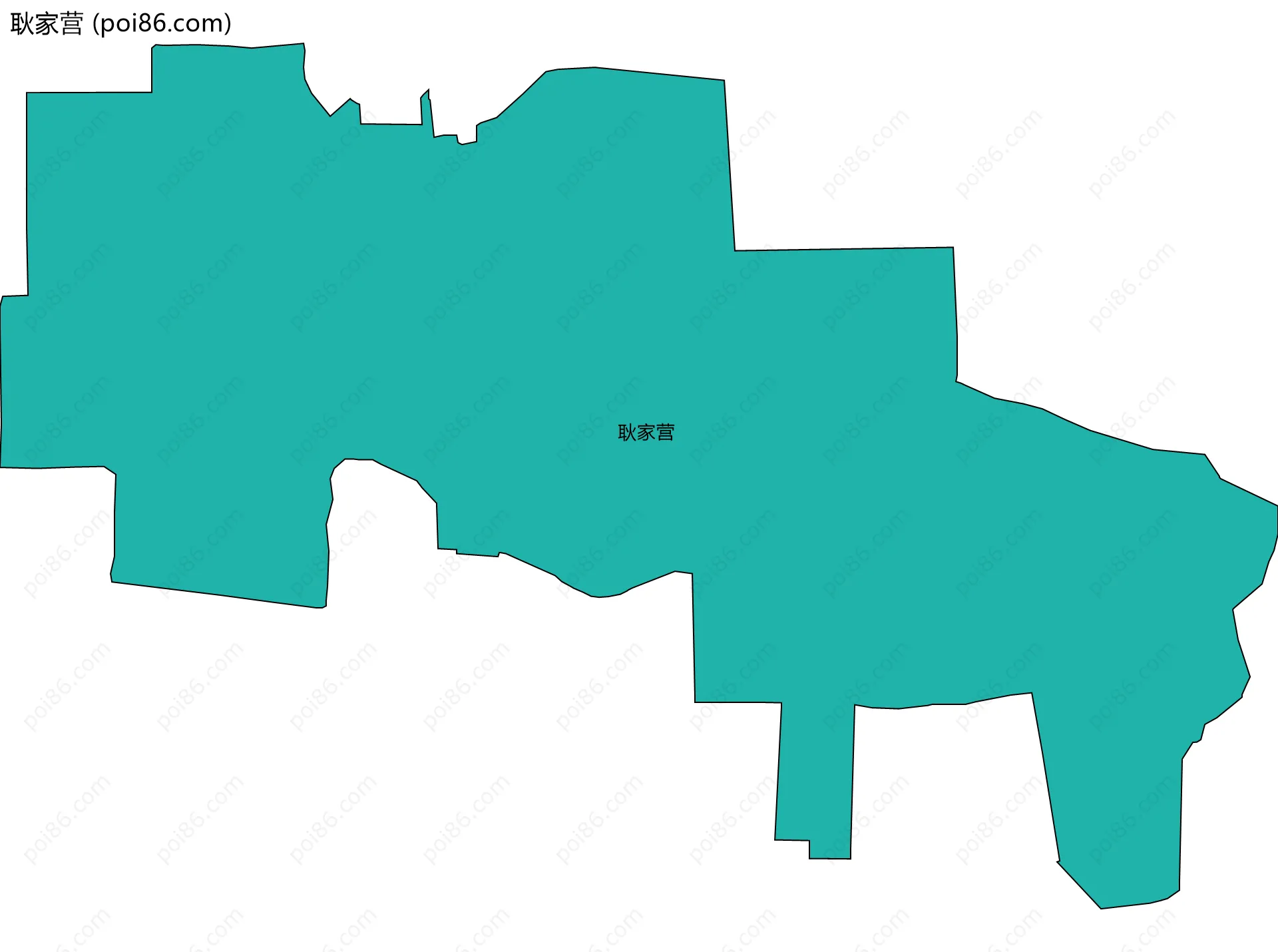 耿家营边界地图