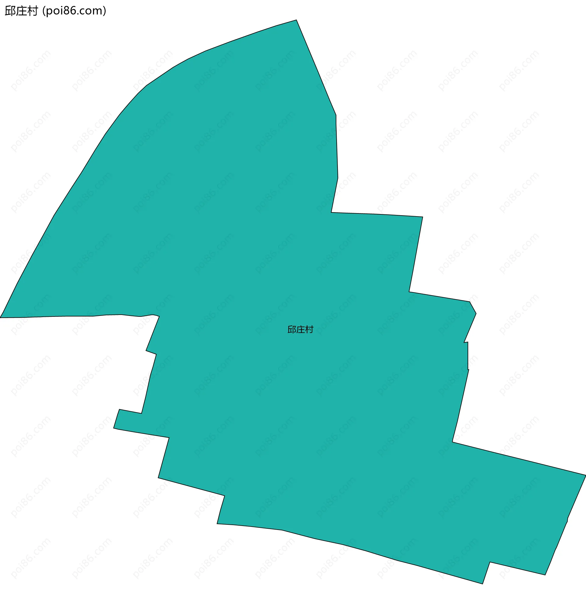 邱庄村边界地图