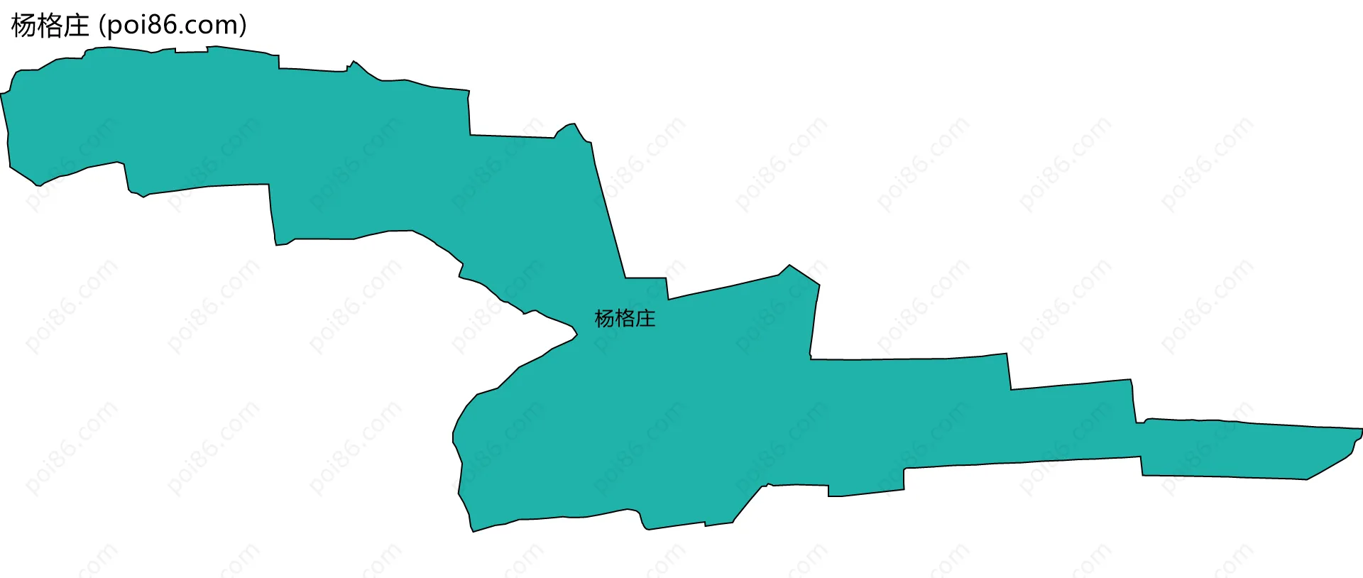 杨格庄边界地图