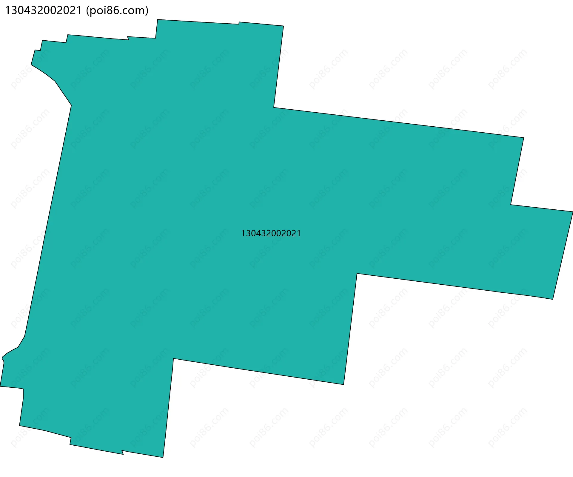 130432002021边界地图