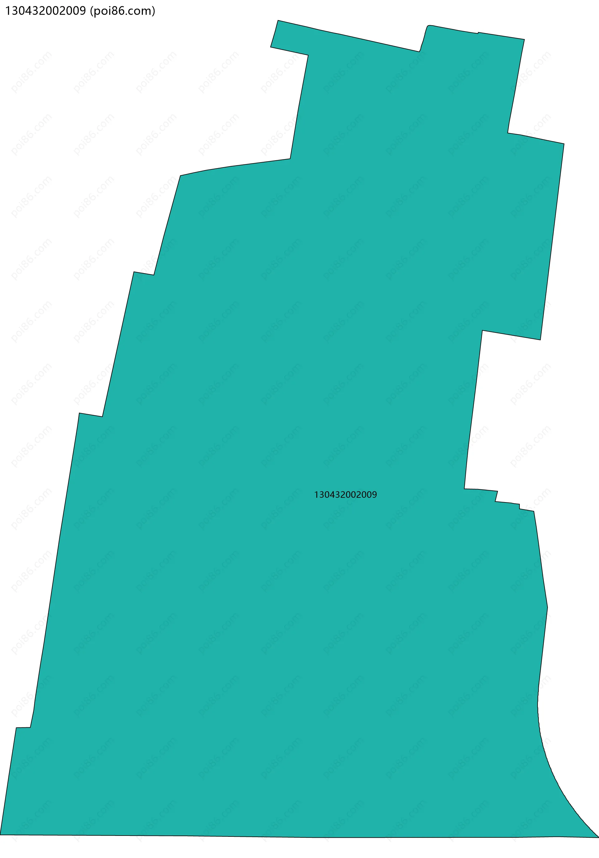 130432002009边界地图