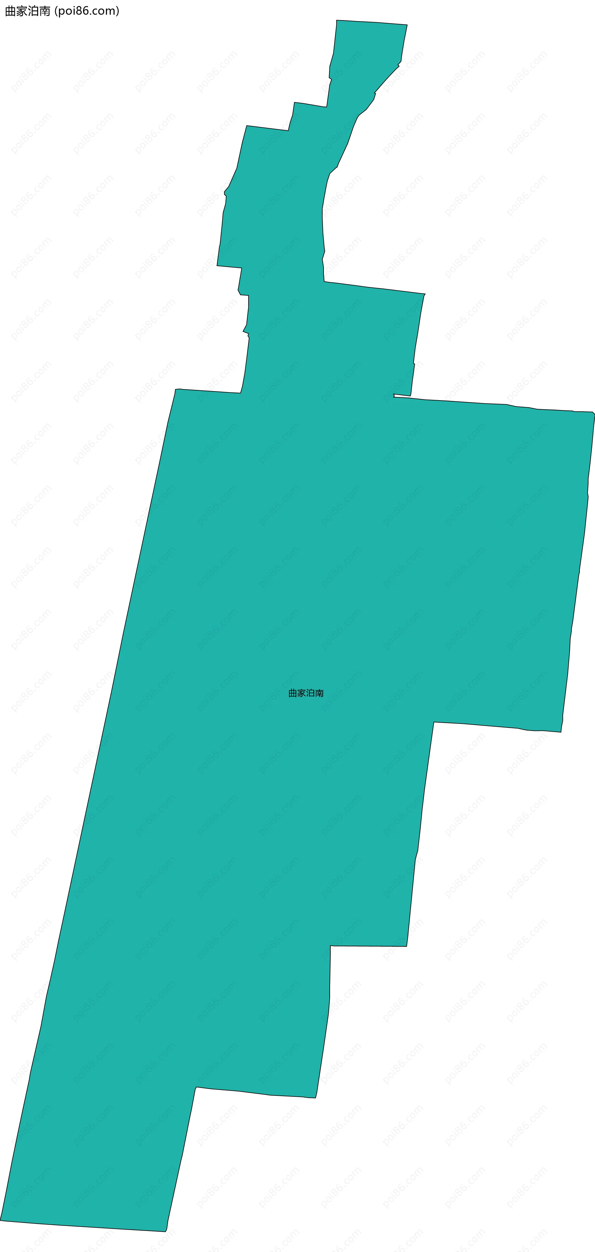 曲家泊南边界地图