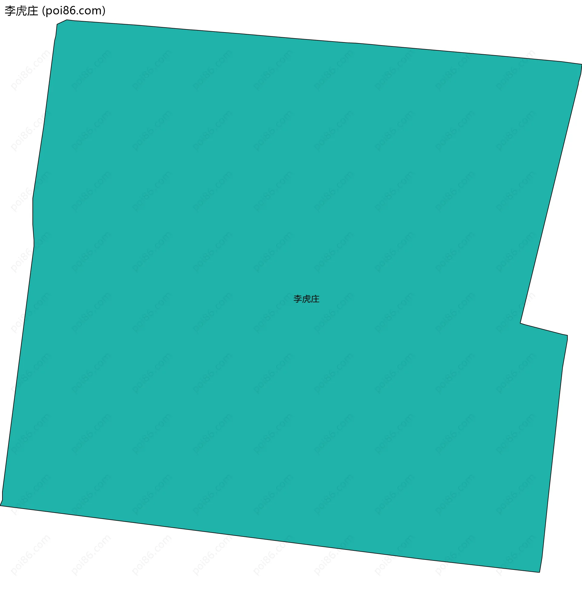 李虎庄边界地图