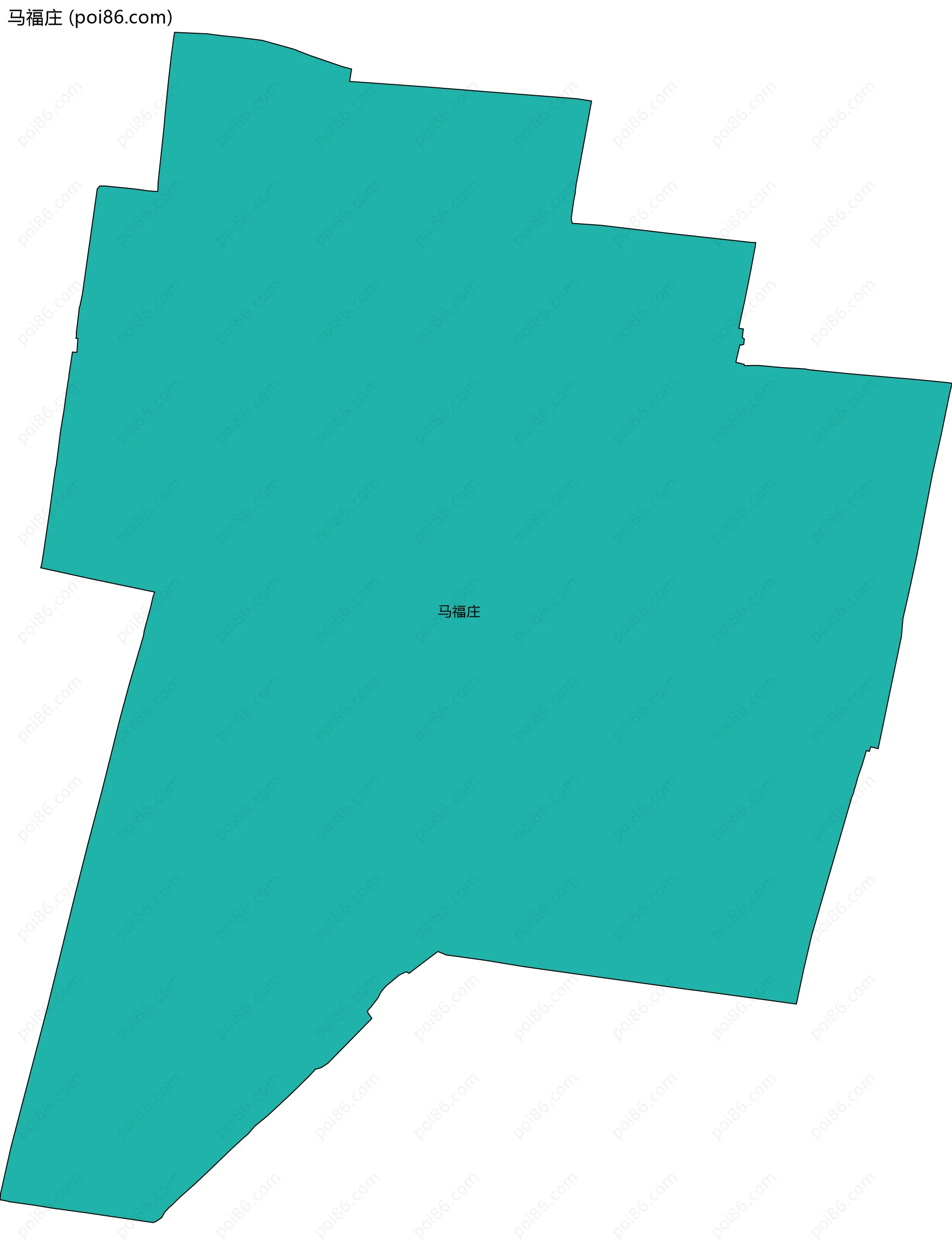 马福庄边界地图