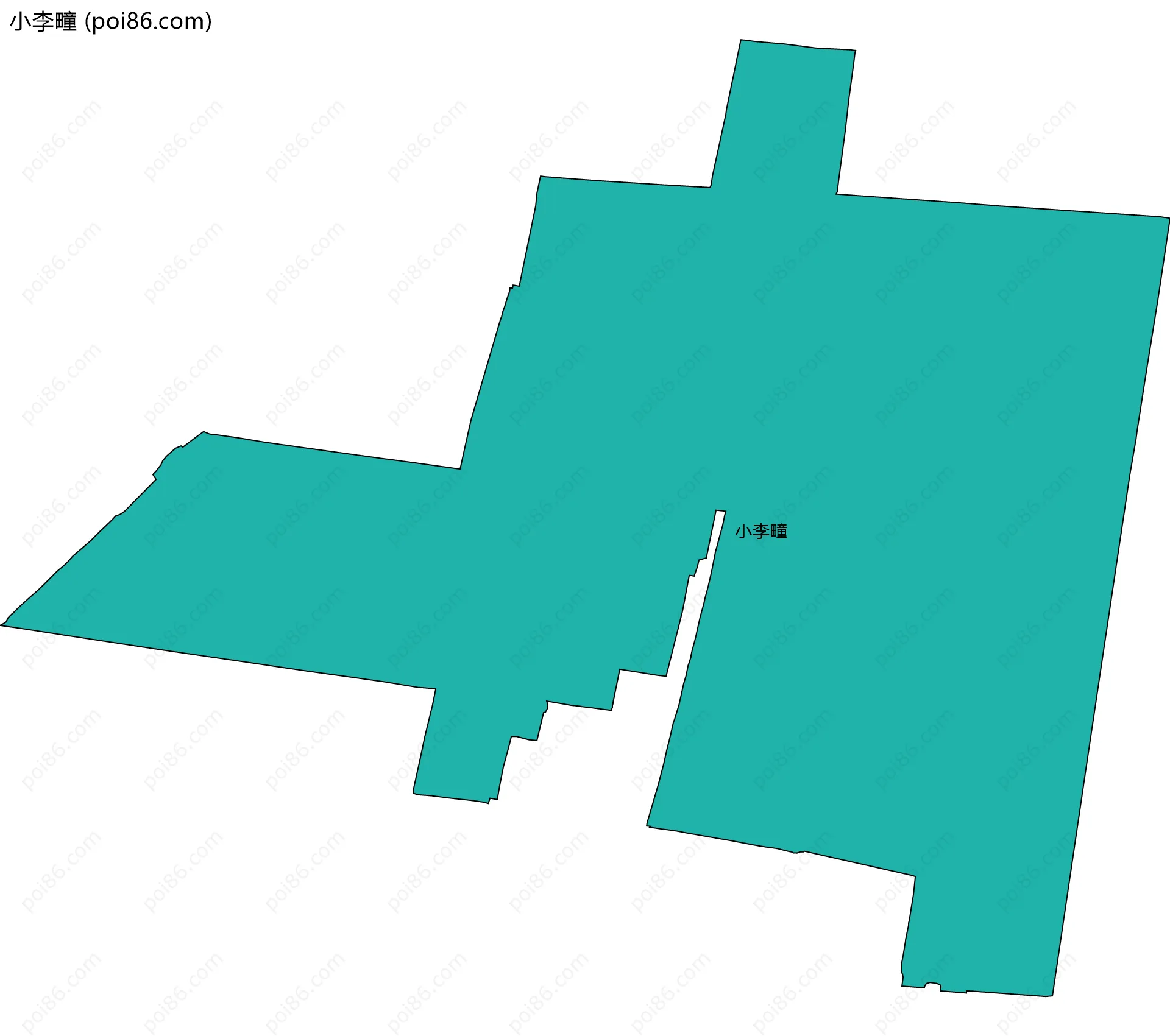 小李疃边界地图